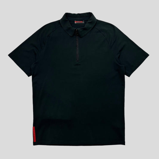 Prada Sport 00’s Stash Pocket Nylon Zip Shirt - M