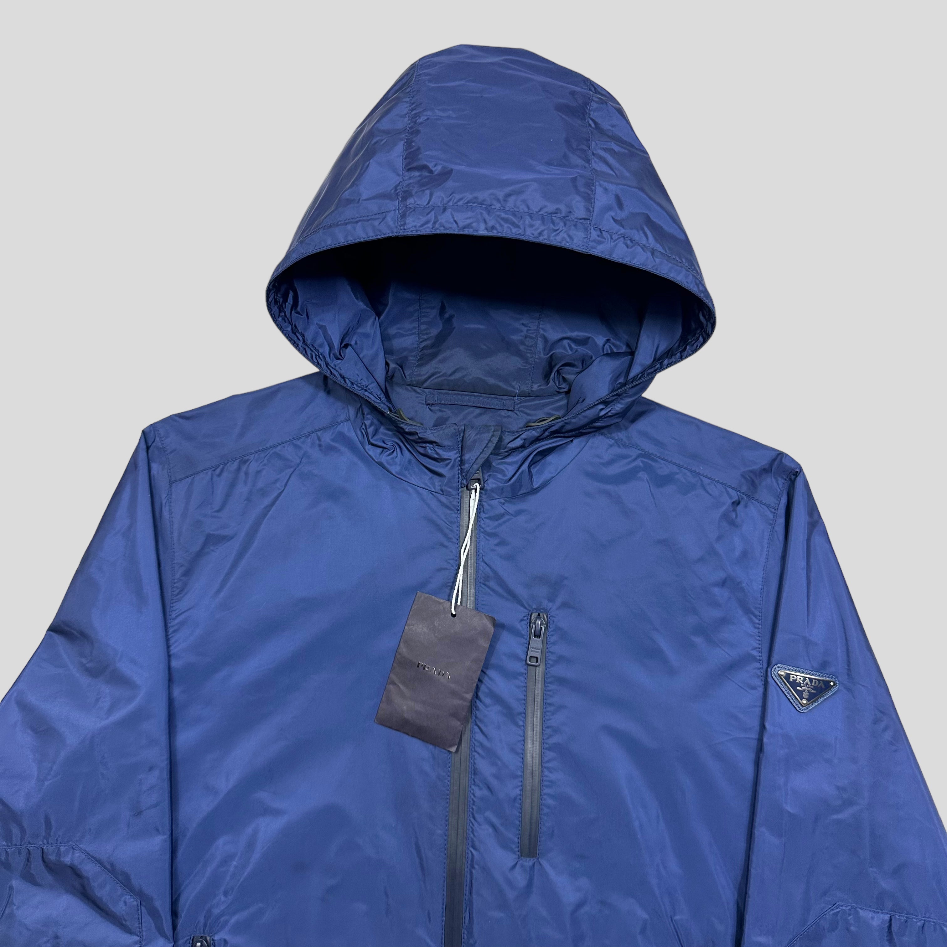 Prada Milano 2019 Laminated Nylon K way Windbreaker M Warmwaves