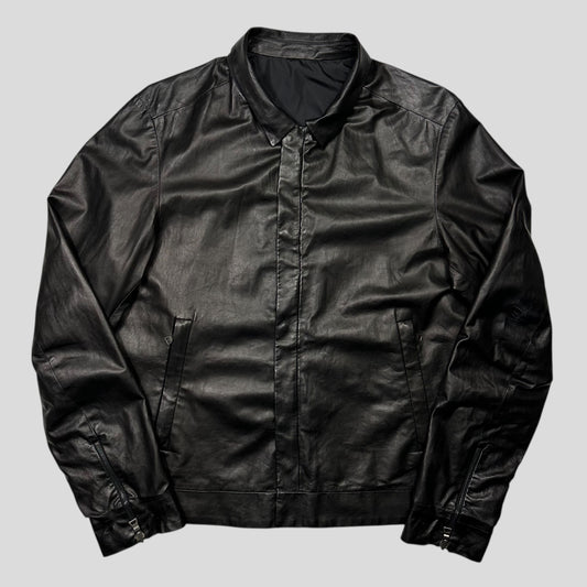 Prada Sport 2007 Glove Leather + Nylon Reversible Work Jacket - IT54 (L)