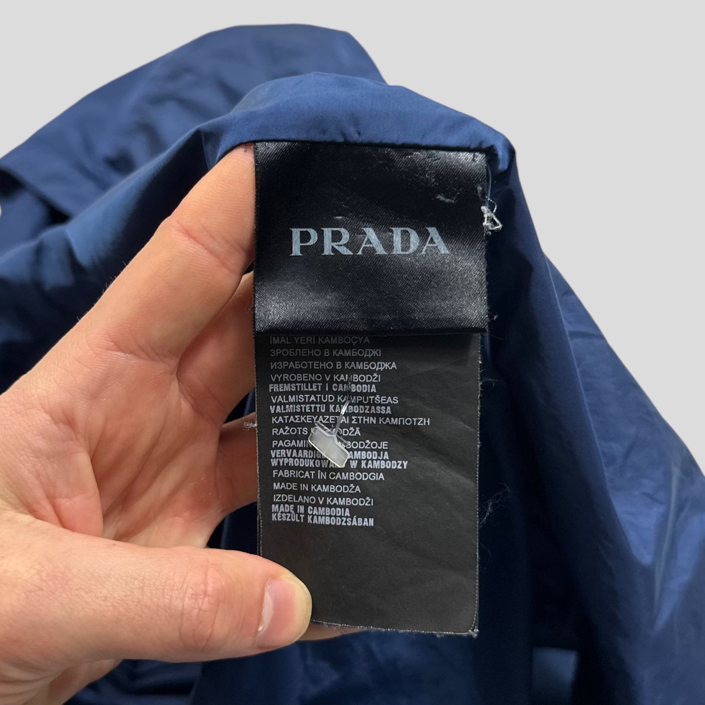 Prada Milano 2014 Nylon PU K-way Windbreaker Jacket - IT56 (XL/XXL)