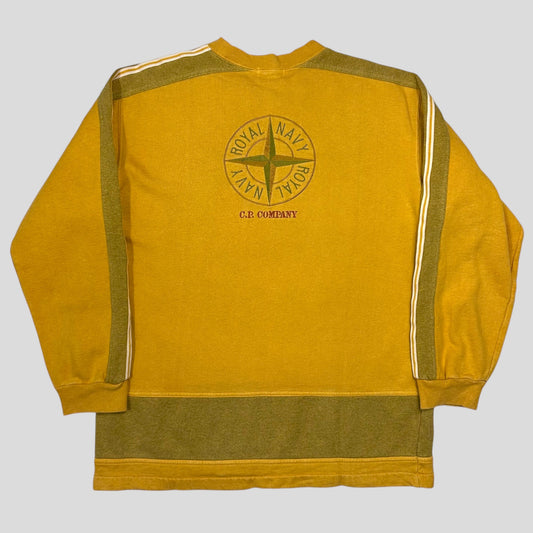 CP Company 90’s Royal Navy Embroidered Compass Jumper - M