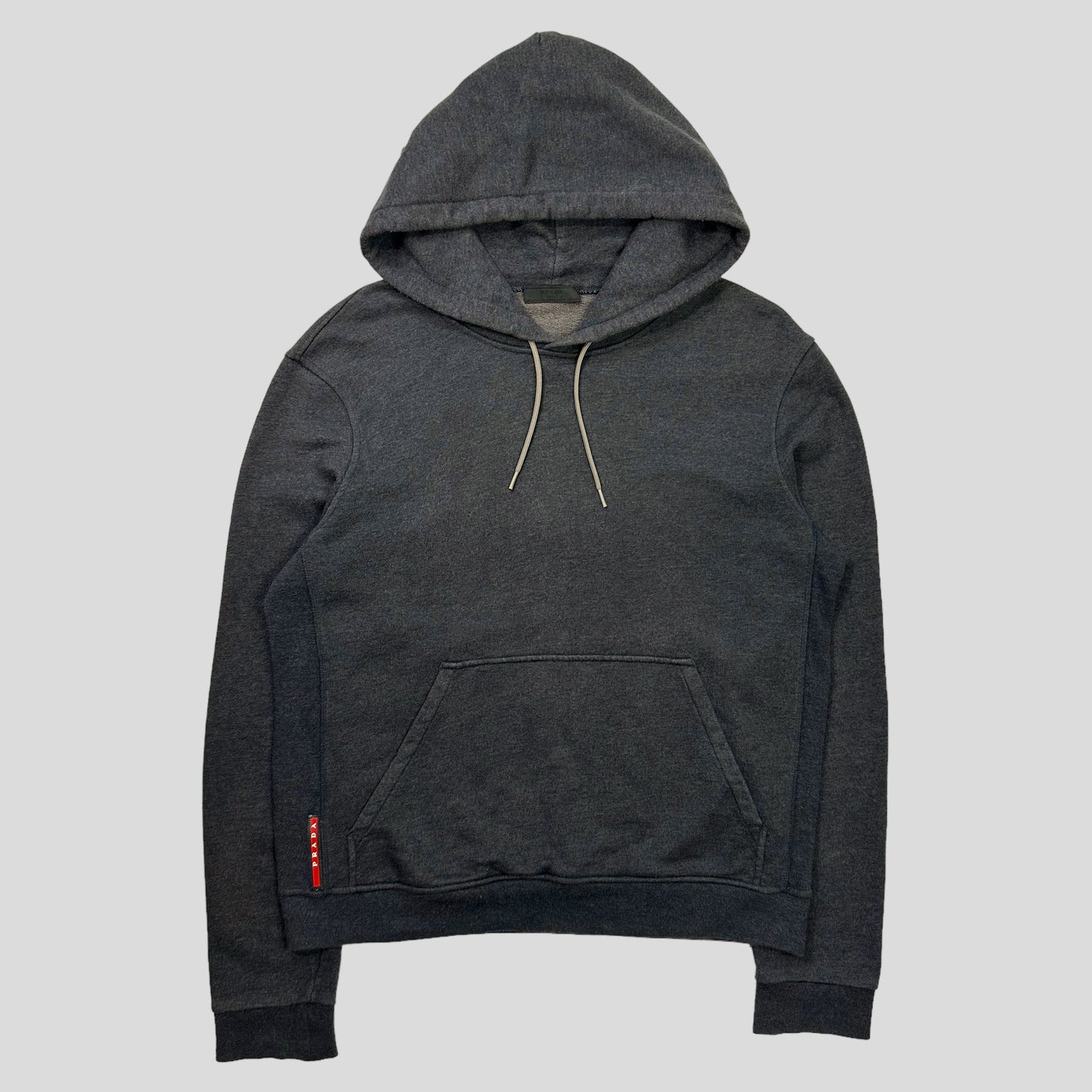 Prada Milano 2014 Red Tab Pullover Hoodie - M/L