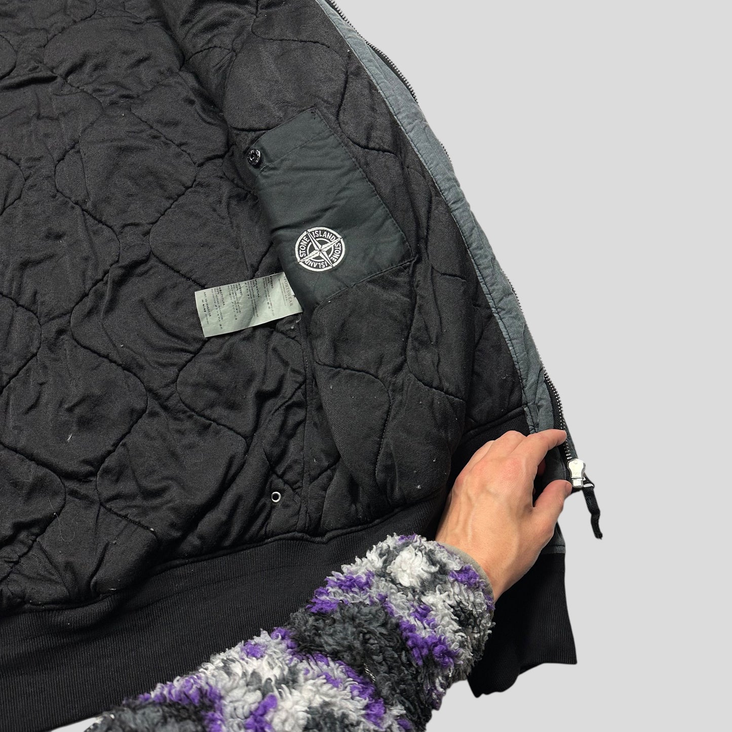 Stone Island AW10 Mussola Gommata Heavyweight Quilted Jacket - XXL