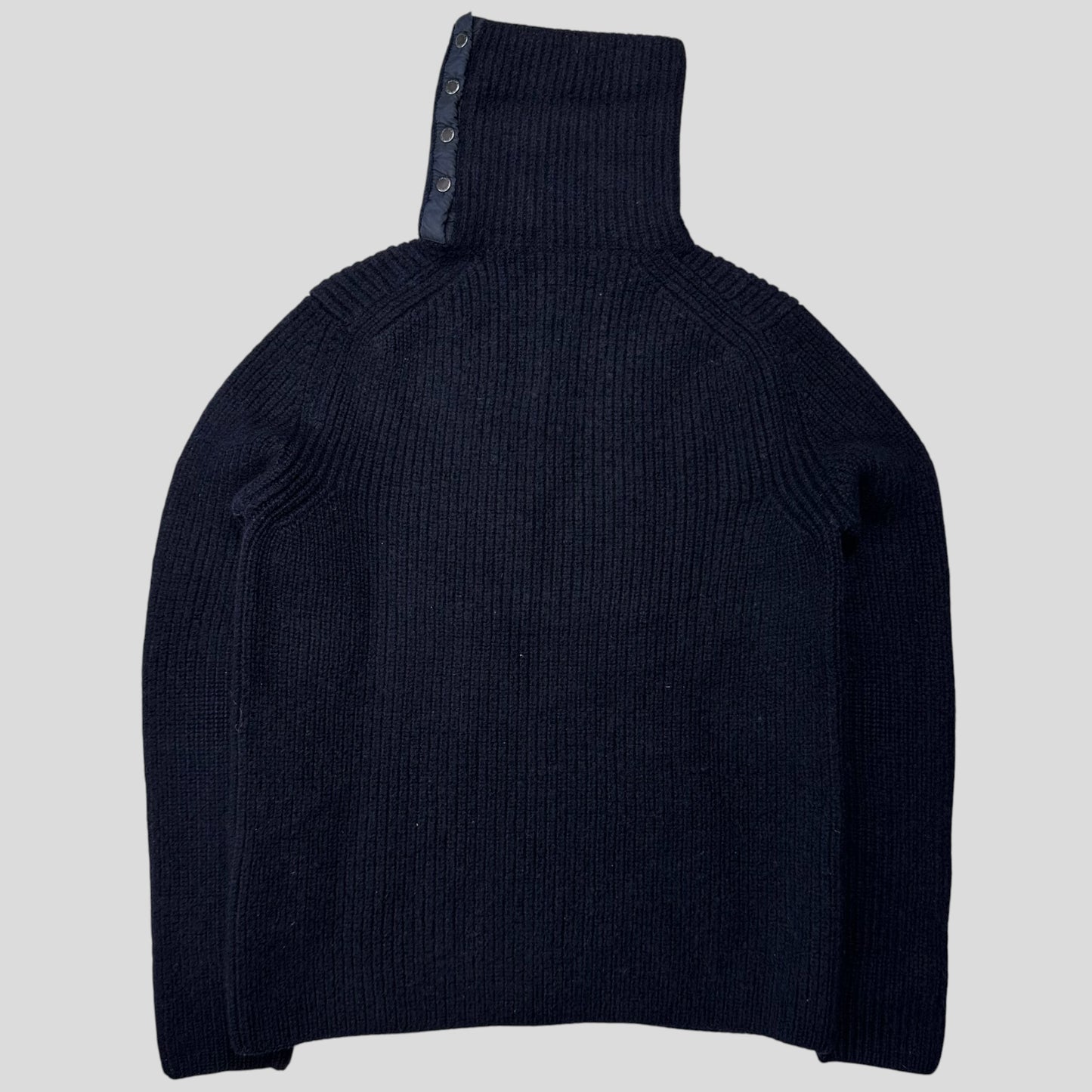 Prada Sport 00’s Chunky Ribbed Rollneck Tech Knit Jumper - S