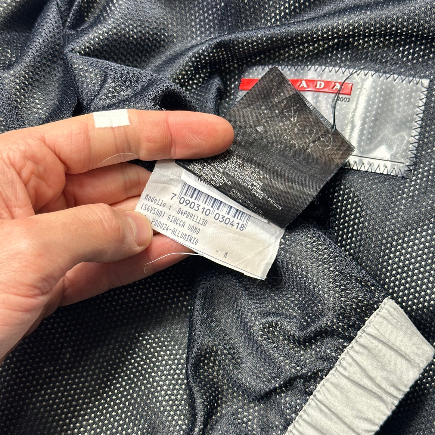 Prada Luna Rossa Challenge 2003 Grey Gore-tex Jacket - M/L