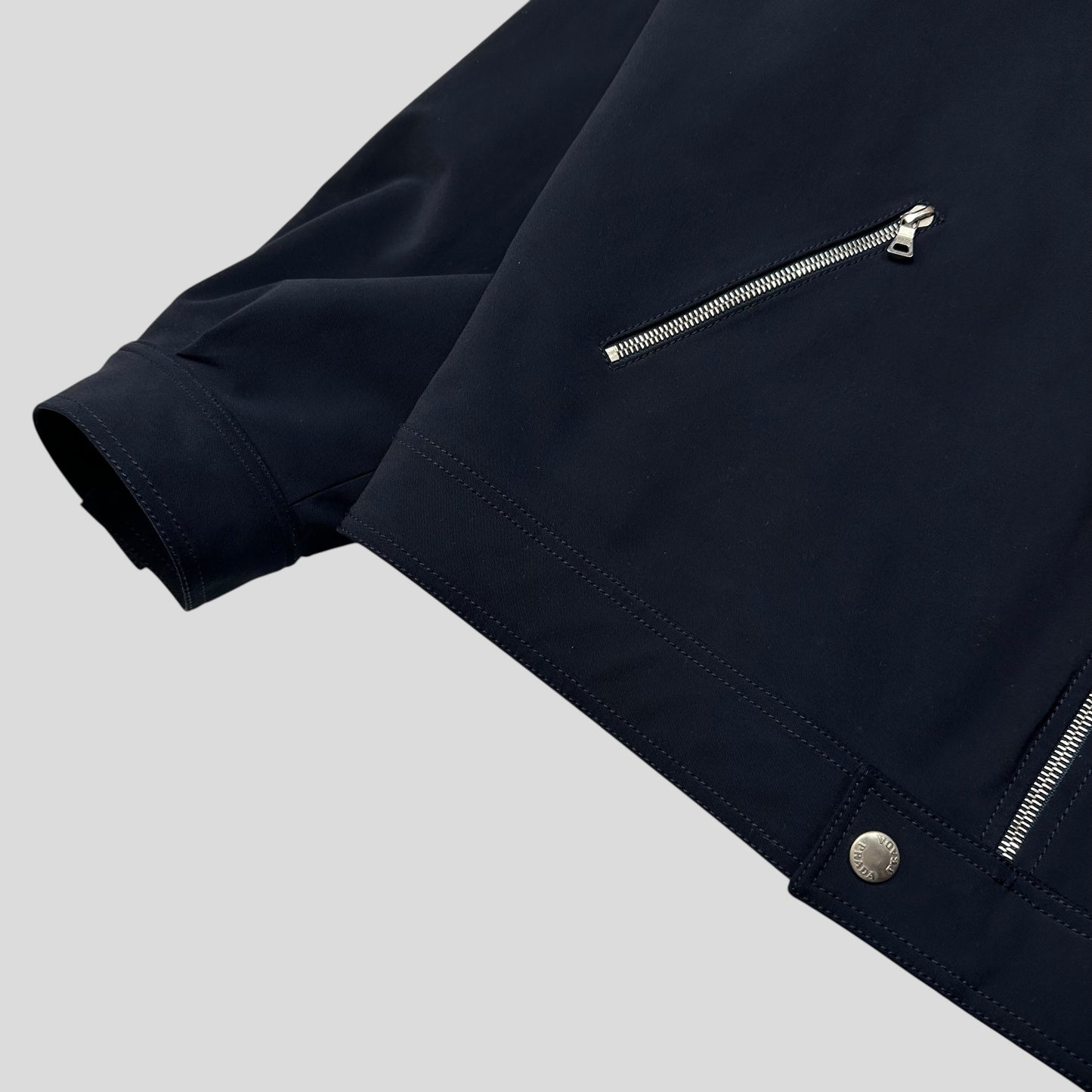 Prada Milano SS99 Nylon Boxy Blouson Smart Jacket - XL (M/L)
