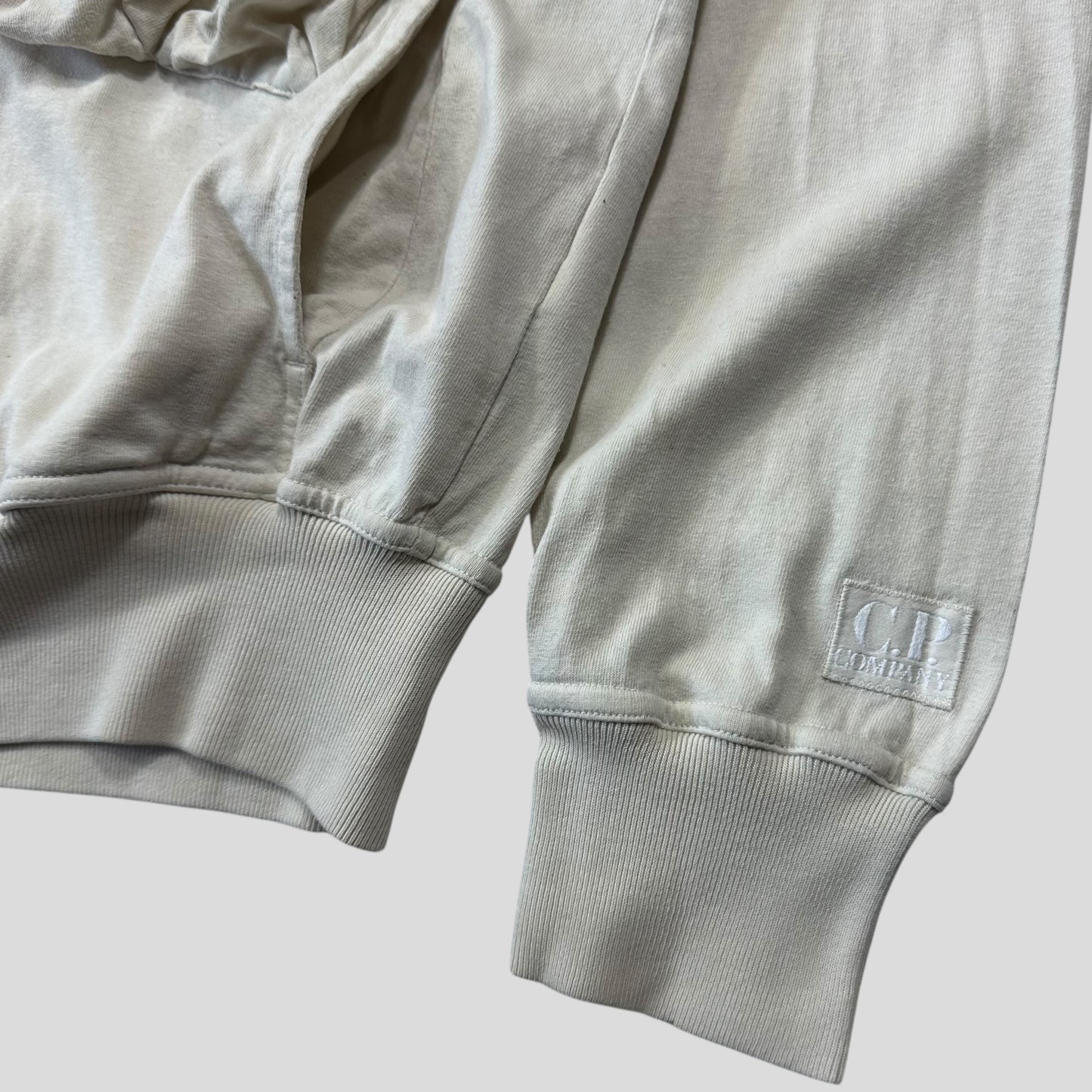 CP Company 2010 Multipocket Zip-up Cotton Logo Hoodie - M