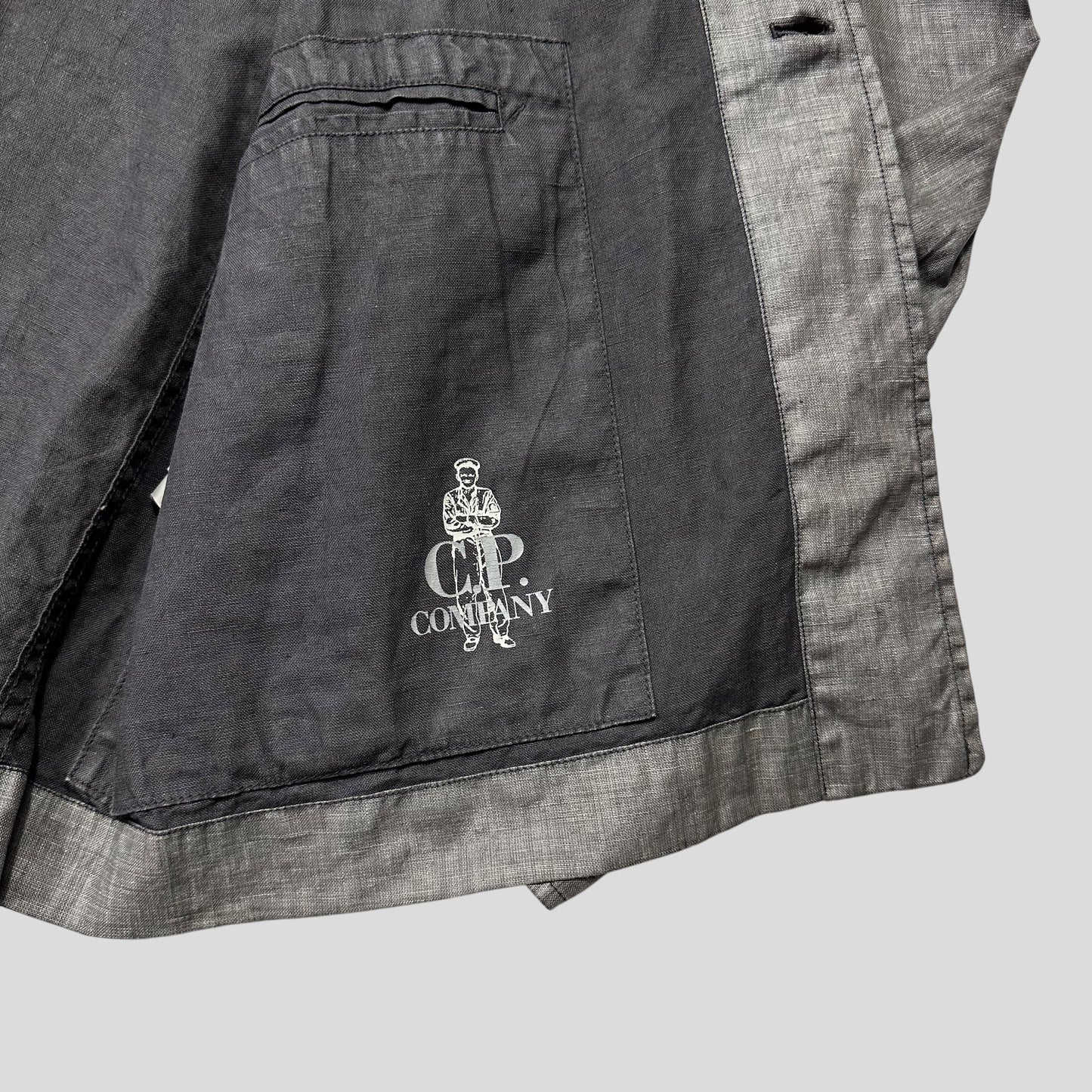 CP Company 2002 Multipocket Lino Flax Field Jacket - IT48 (M/L)