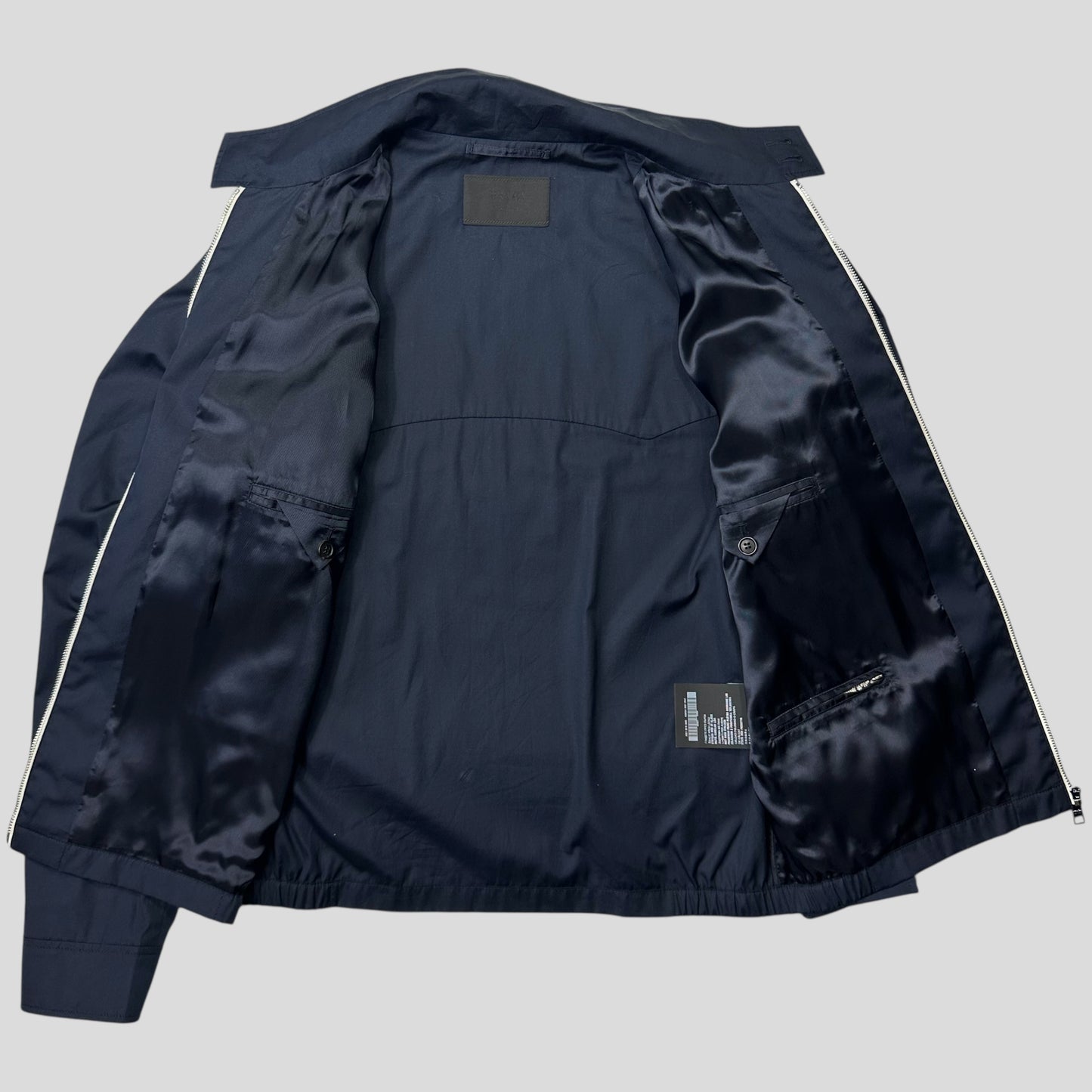 Prada 2018 Race Rubber Logo Boxy Cotton Work Jacket - IT46 (M)