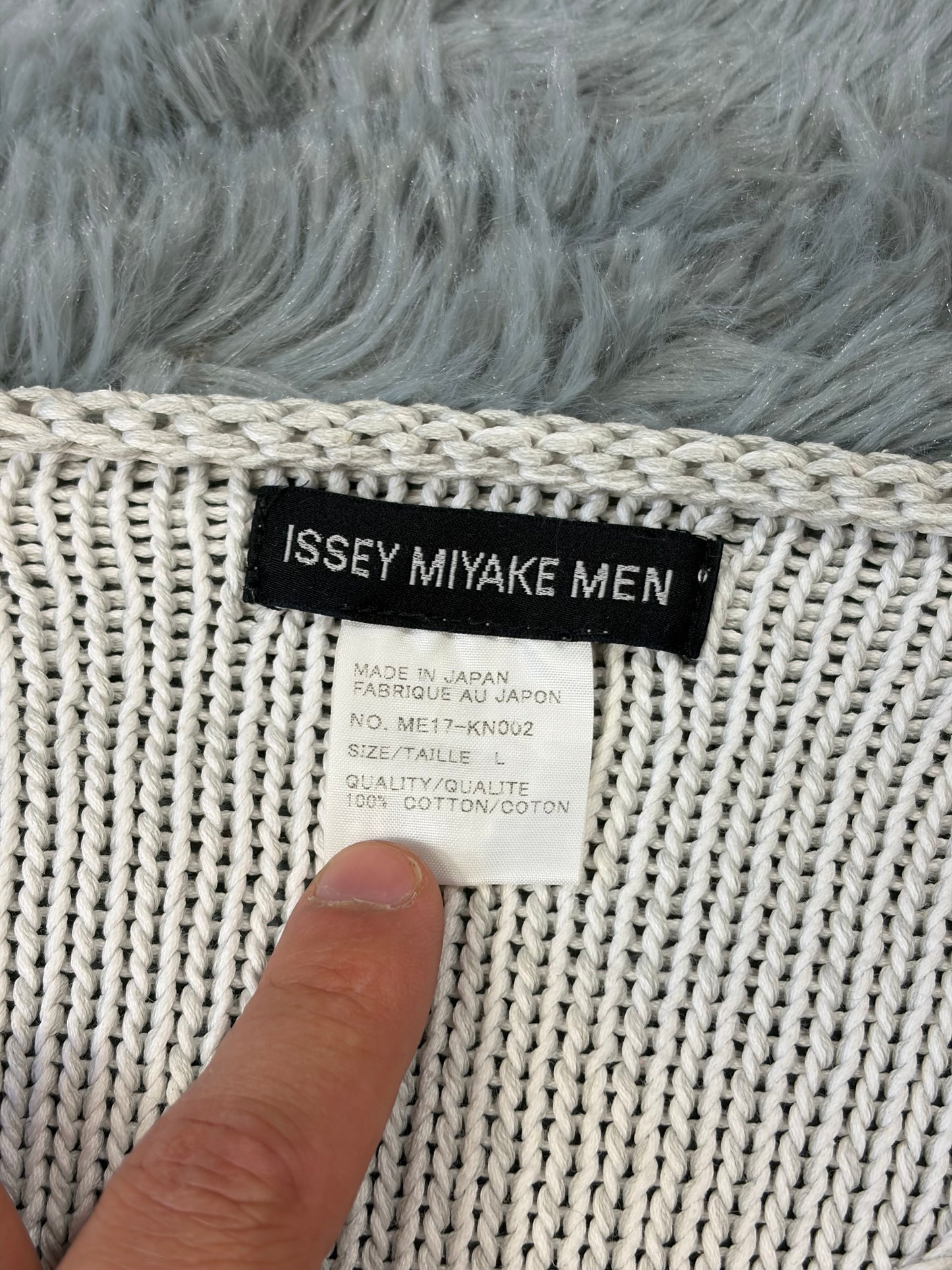 Issey Miyake MEN 2011 Cable Knit Inside-Out Effect Jumper - M/L