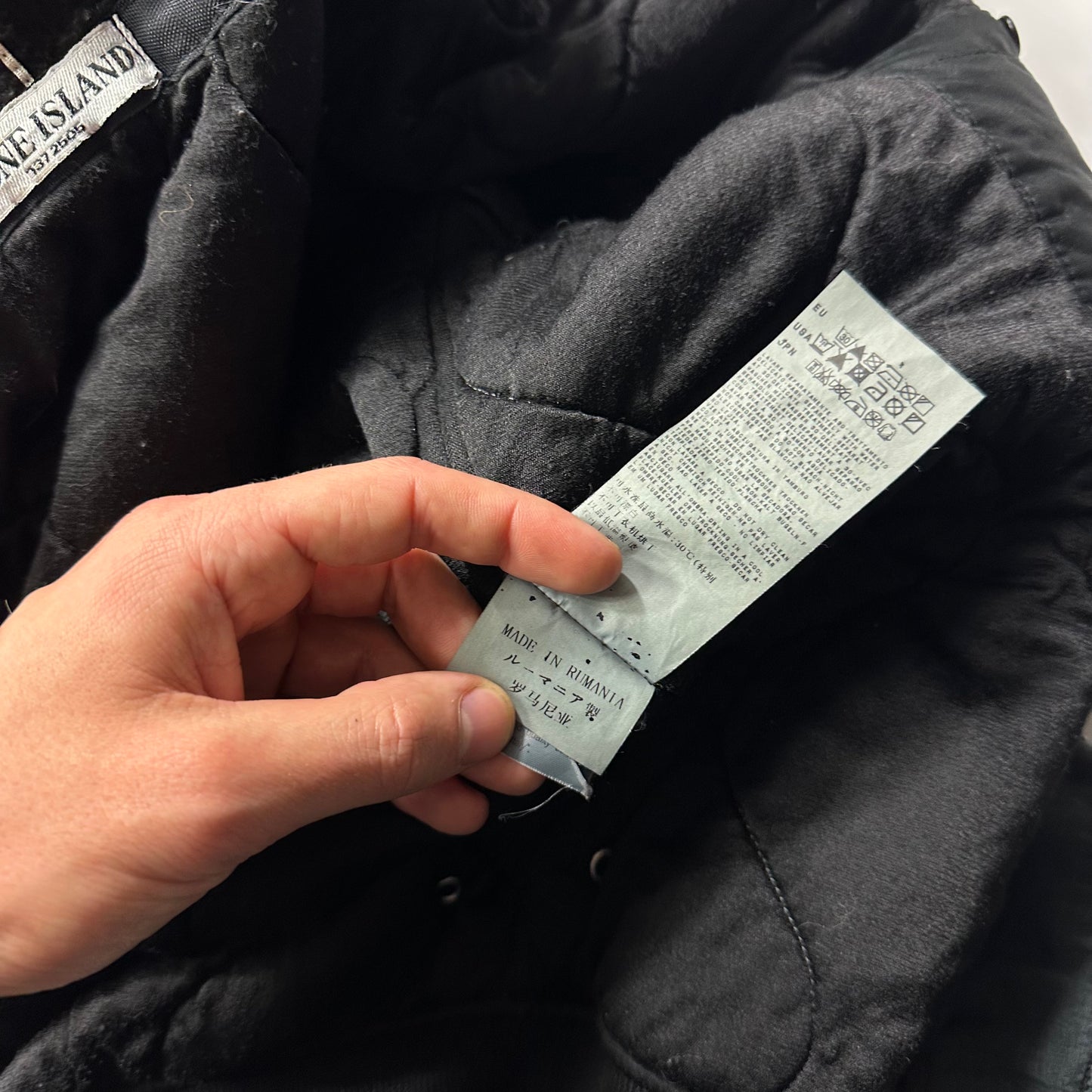 Stone Island AW10 Mussola Gommata Heavyweight Quilted Jacket - XXL