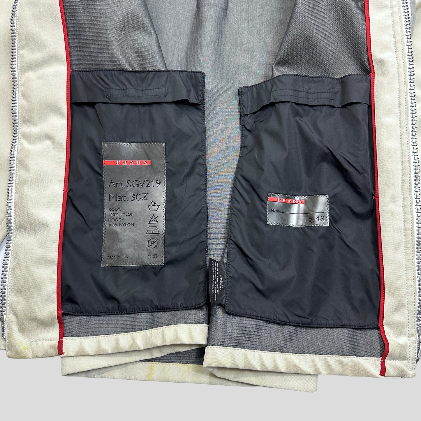 Prada Sport 2000 Ballistic Nylon Goretex Jacket - M/L