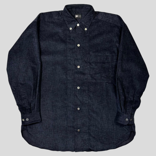 Issey Miyake 90’s Velour Velvet Baggy Corduroy Shirt - L