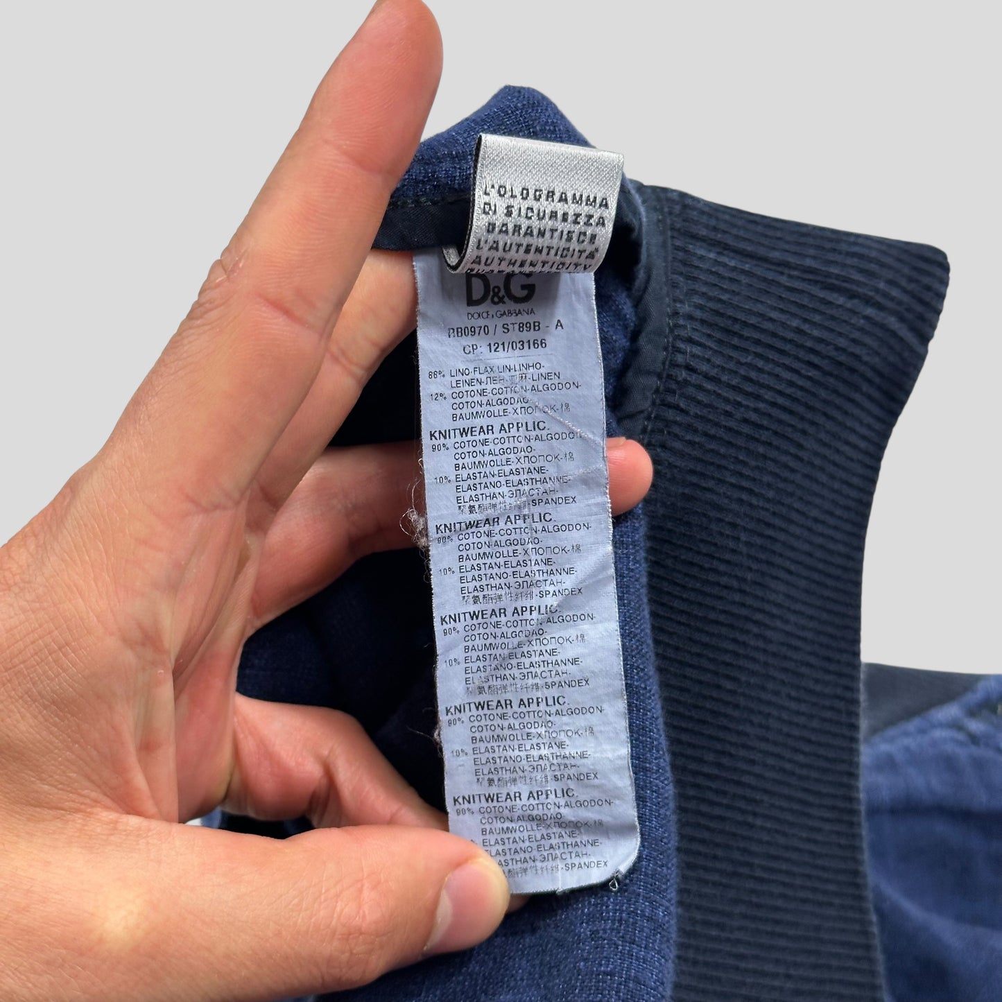 D&G 00’s Flax Multi-Zip Parachute Bomber Jacket - M