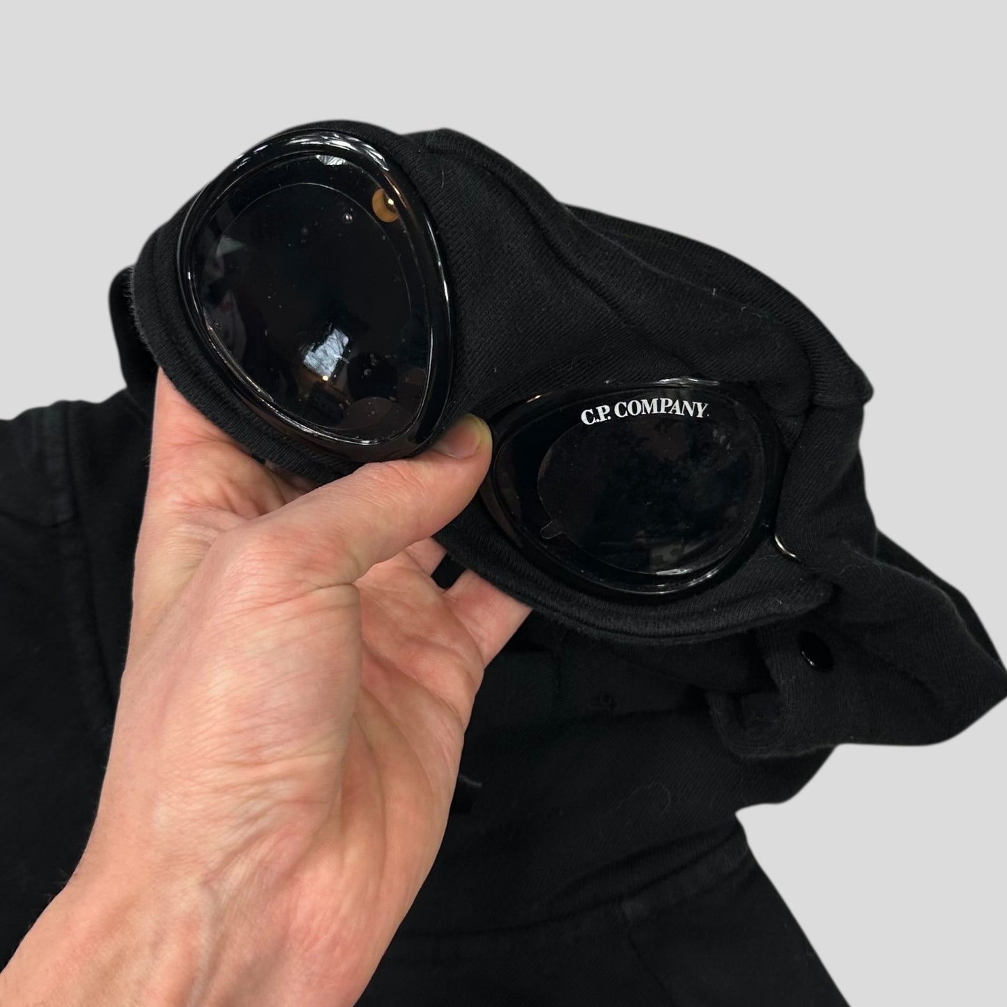 CP Company Goggle Hood Winter Zip-up Hoodie - M