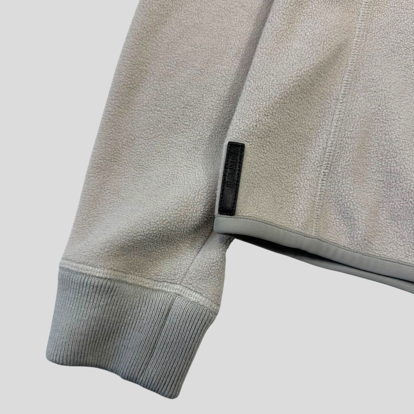 Prada Sport 2006 Spellout Logo Balaclava Fleece Jacket - M