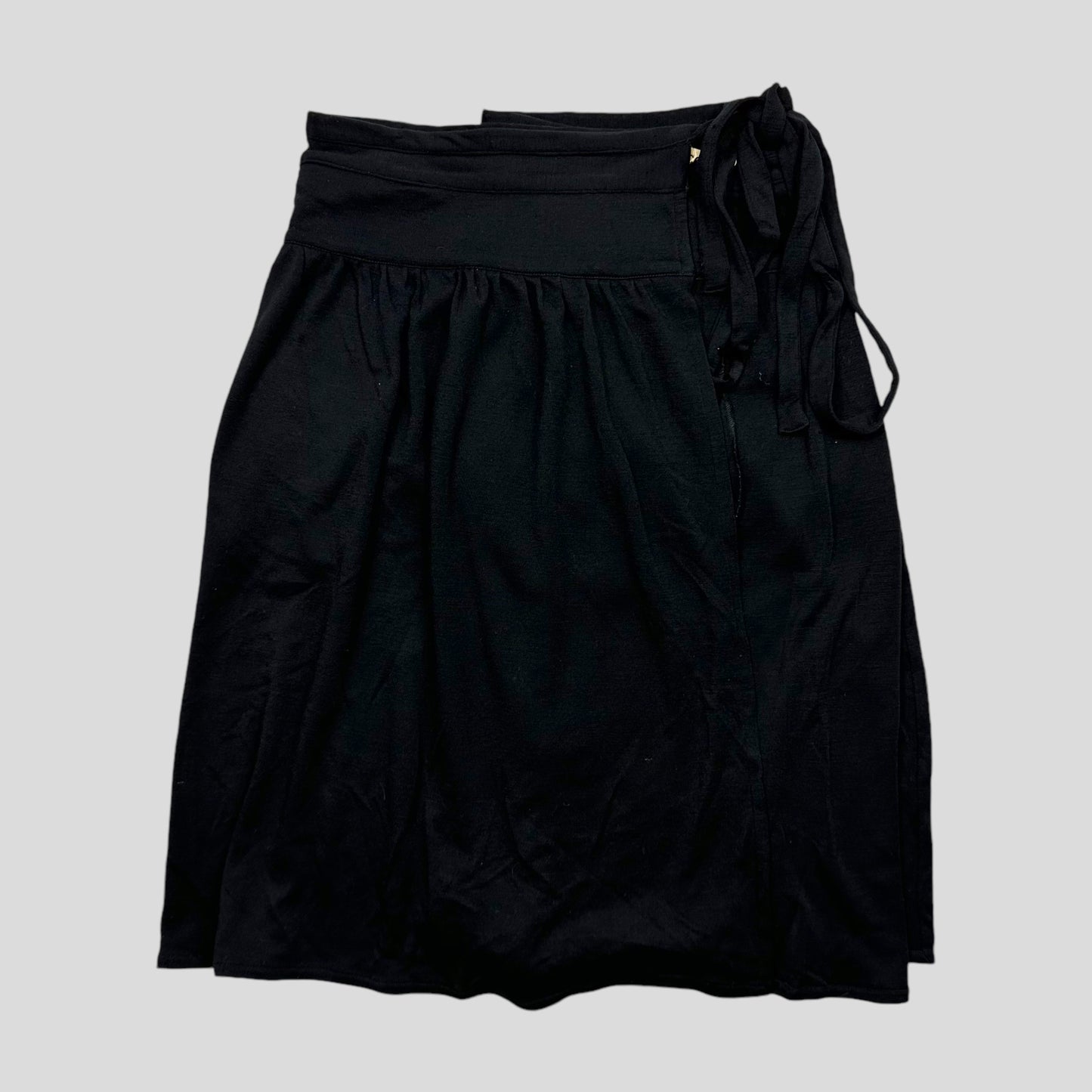 Comme Des Garçons 80’s Wool Wraparound Skirt - OS