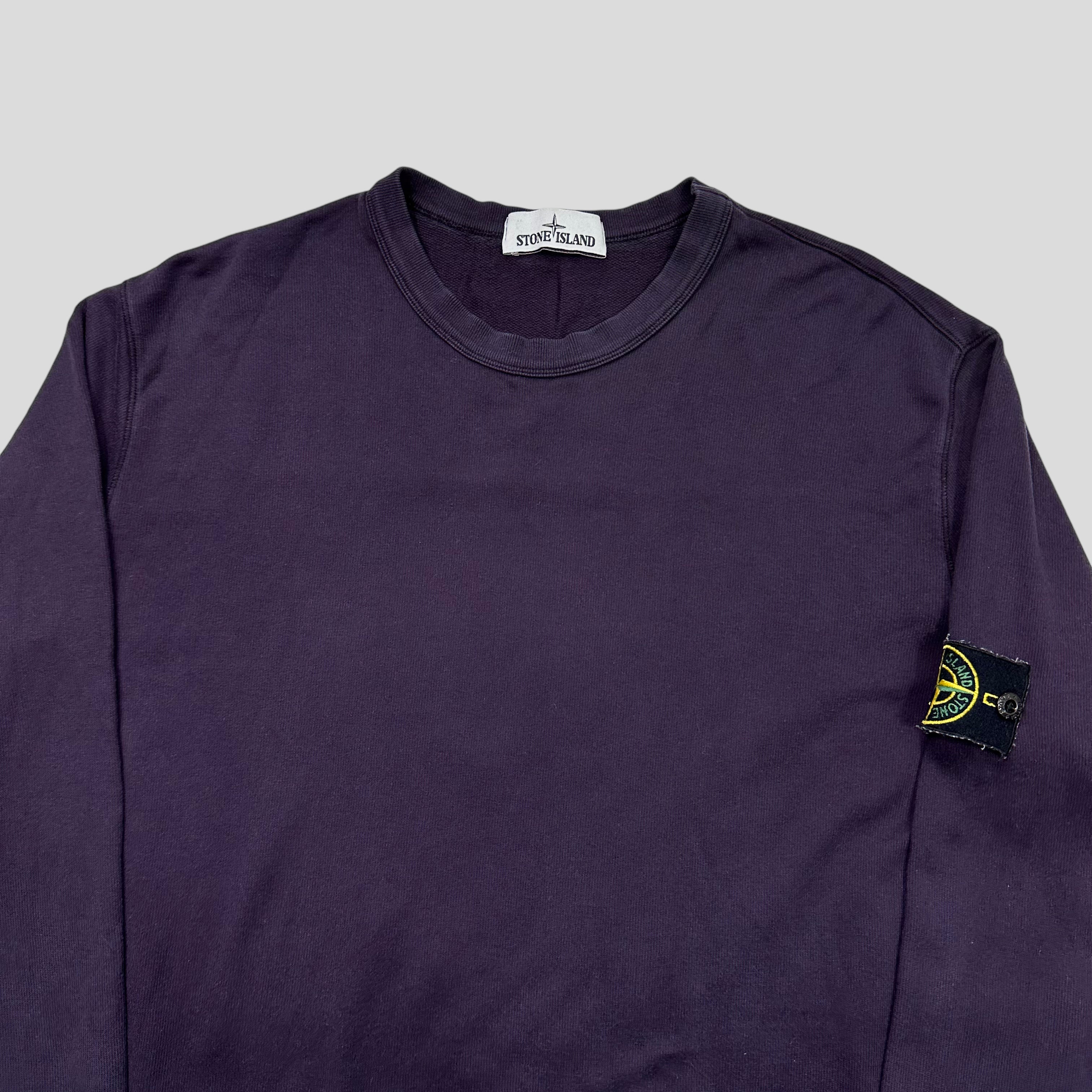 Stone Island Purple Knit Crewneck - XL/XXL – Warmwaves