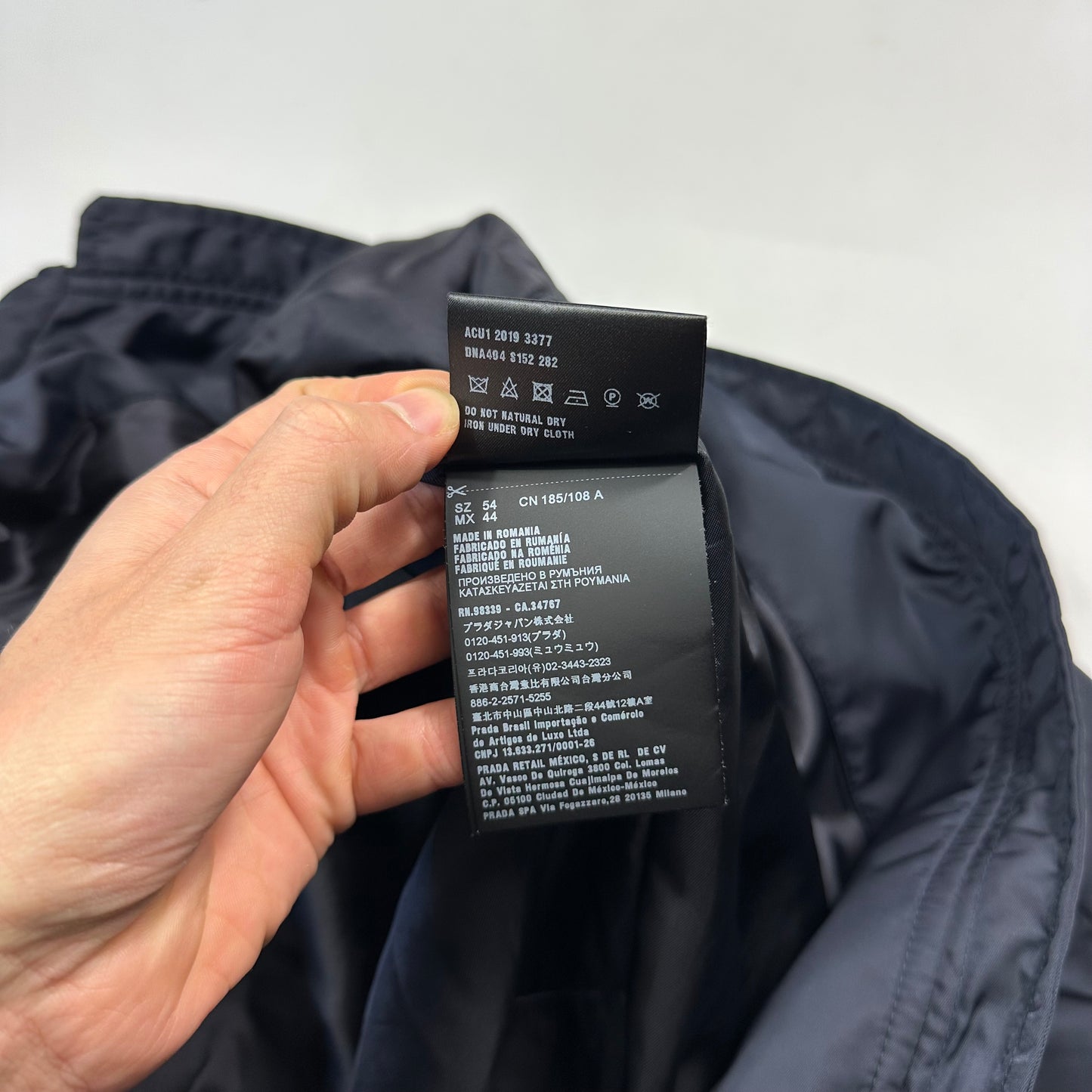 Prada 2019 Nylon Padded Work Jacket - IT54 (XL)