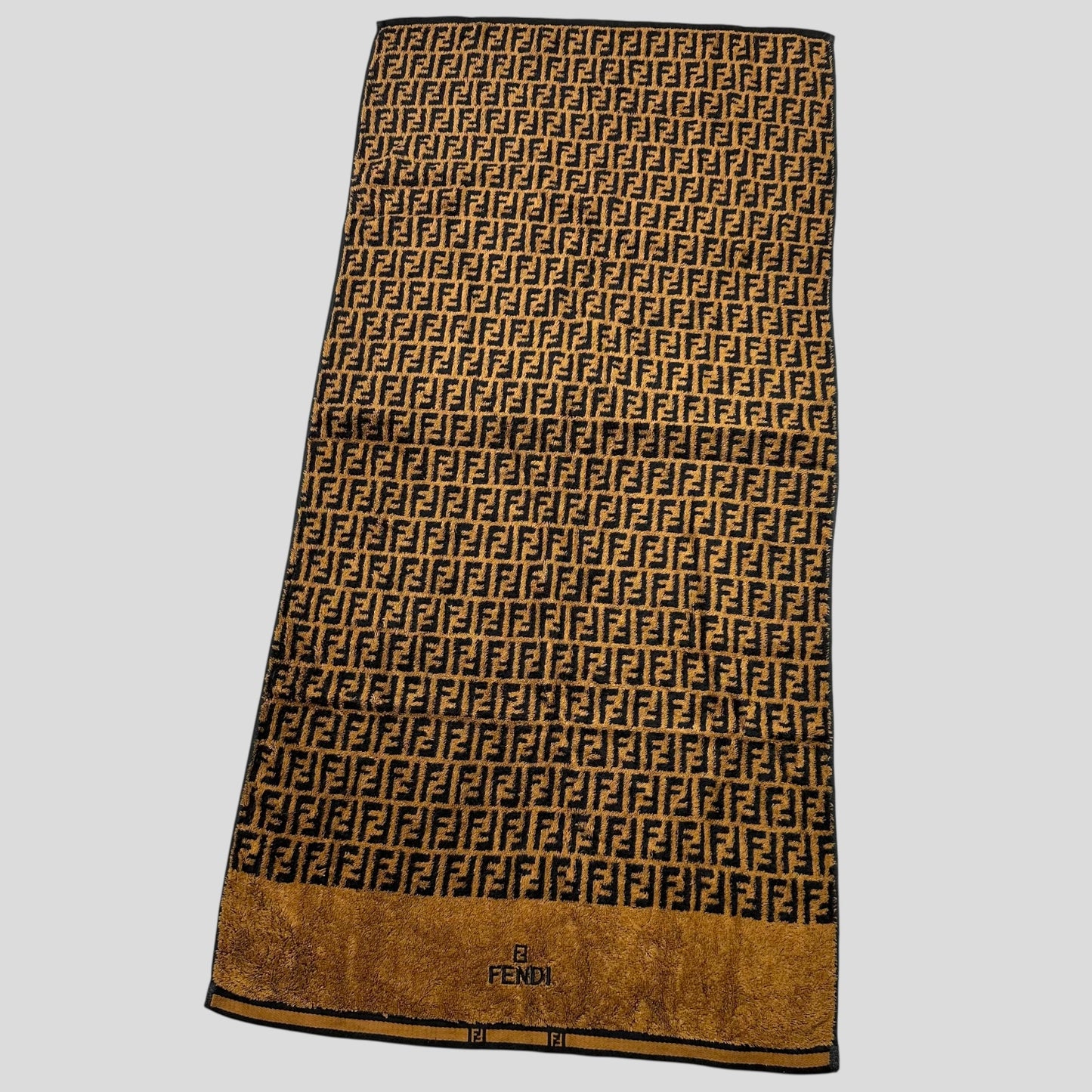 Fendi Zucca FF Reversible Cotton Towel