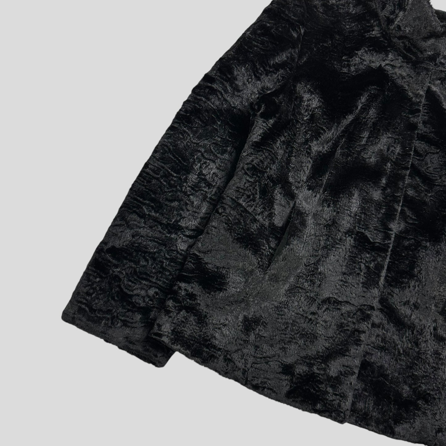 Just Cavalli 00’s Faux Fur Floral Lined Quilted Jacket - IT44