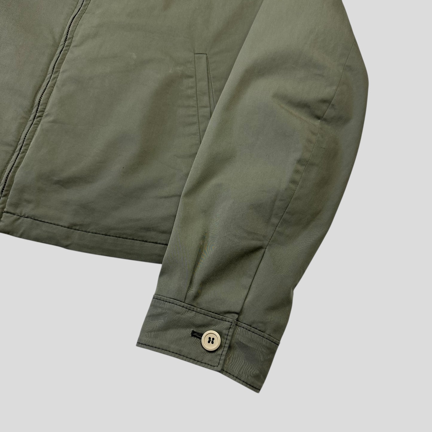 Prada Milano 2015 Pale Green Boxy Work Jacket - IT50