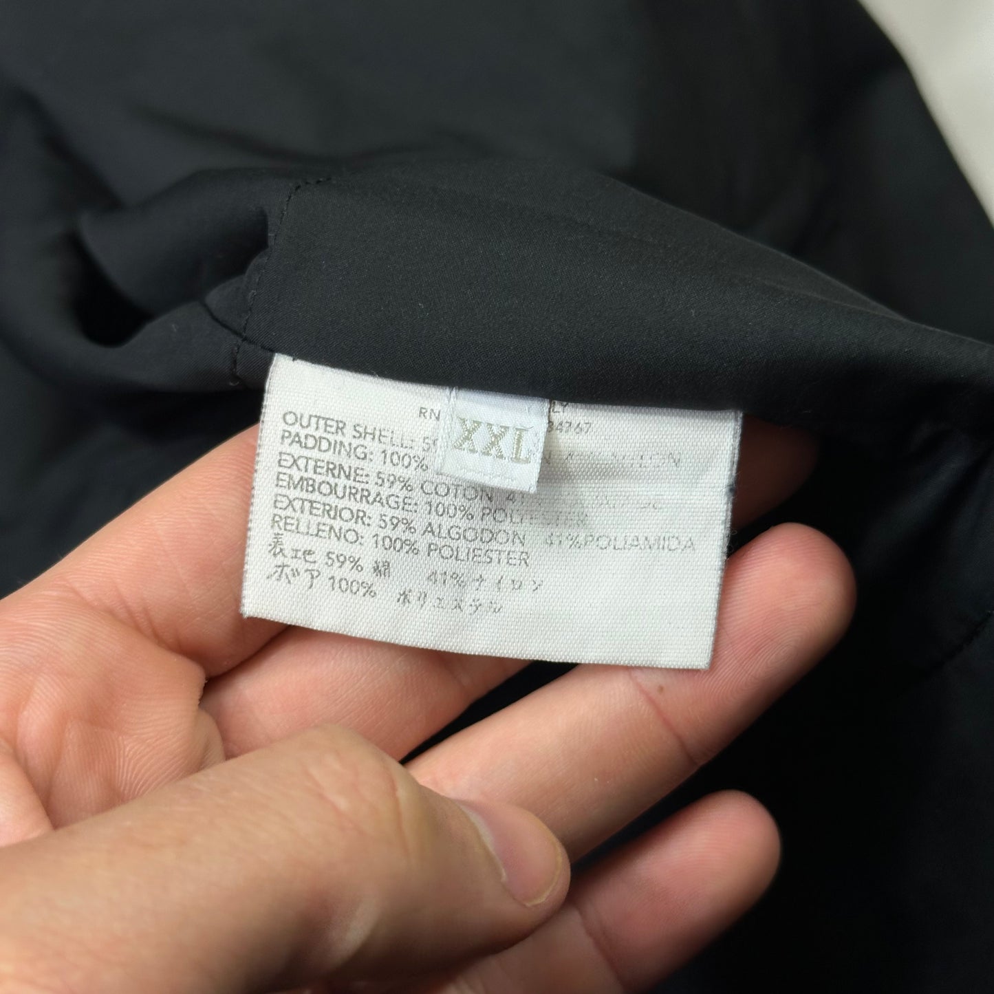 Miu Miu AW00 Contrast Tape Down Filled Work Jacket - L/XL