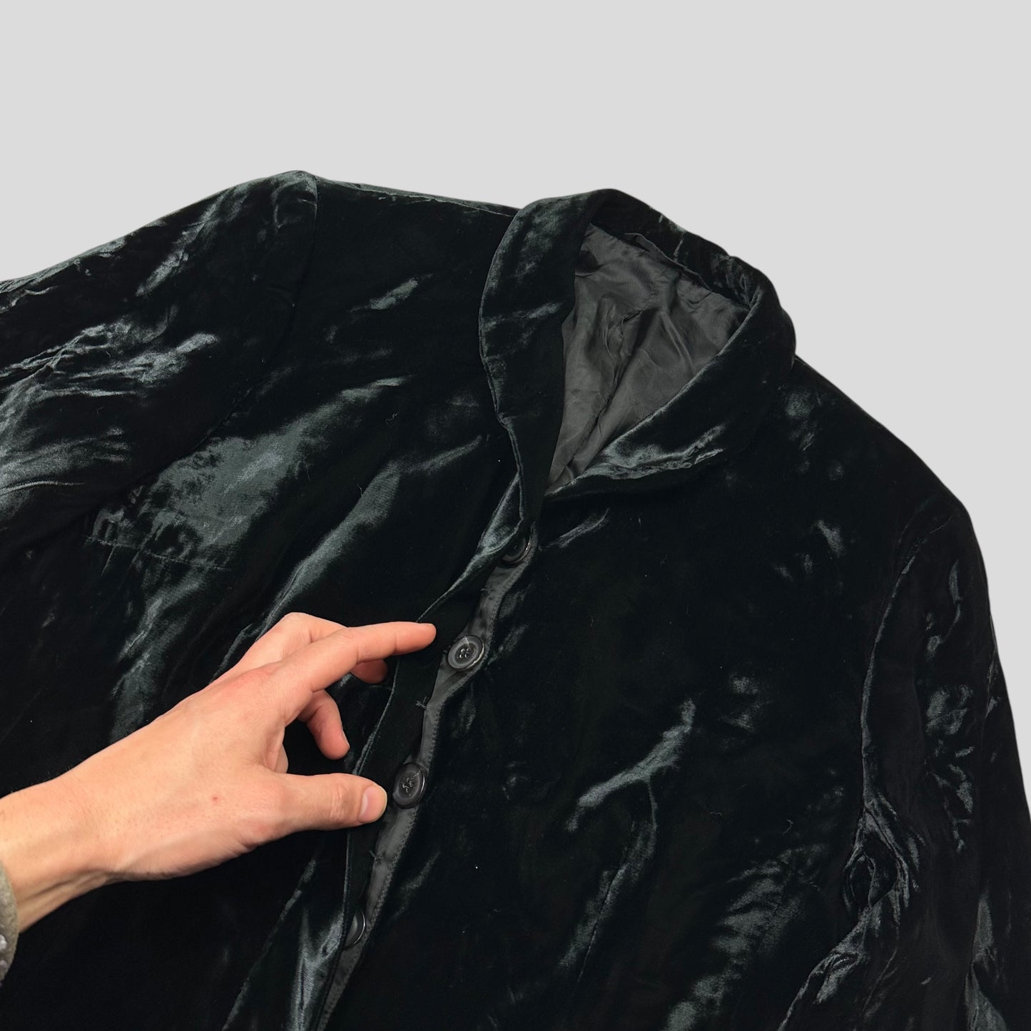 Gucci by Tom Ford 1999 Velour Velvet Runway Jacket - IT46 (UK10)