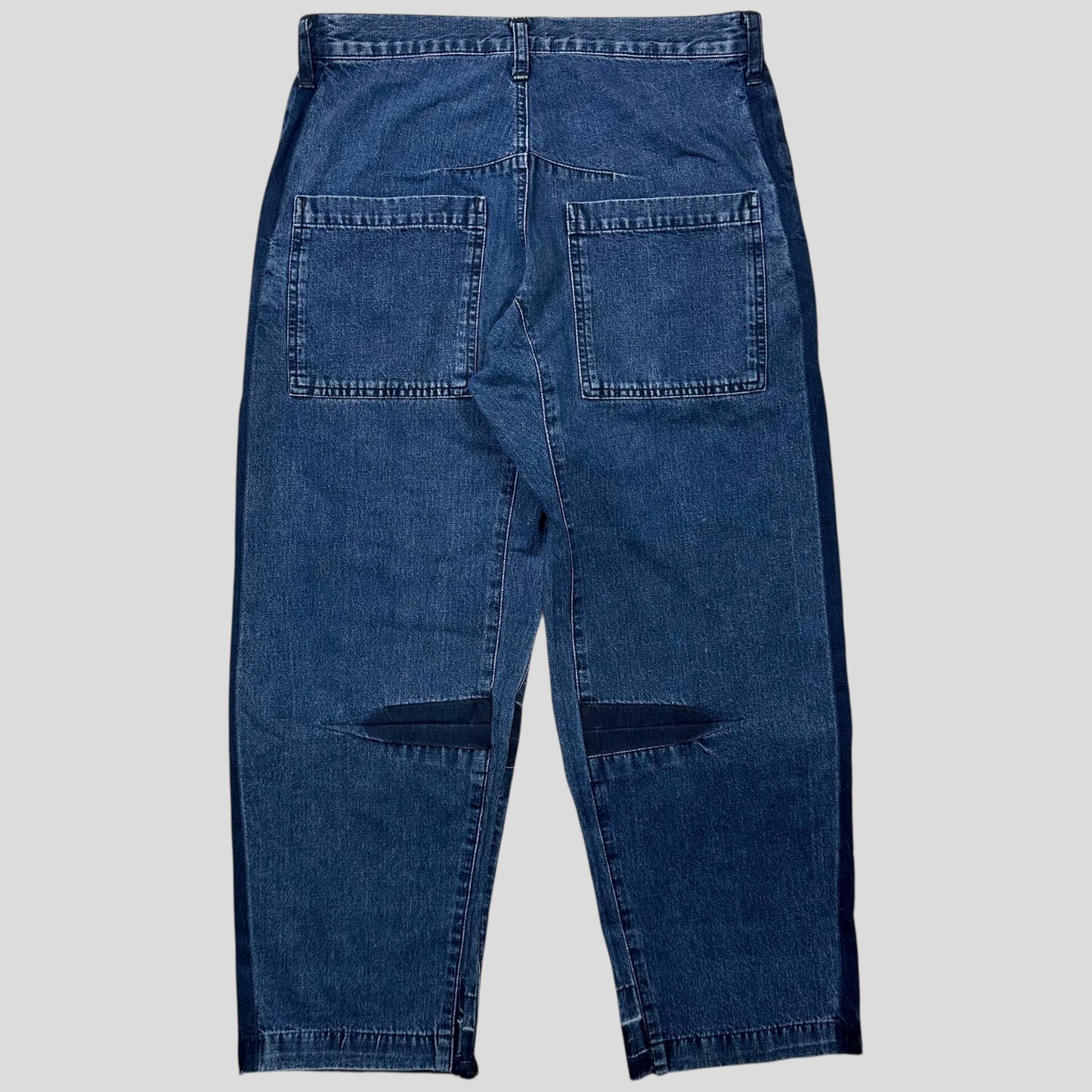 Y’s by Yohji Yamamoto SS05 Baggy Contrast Denim Jeans - 30-32
