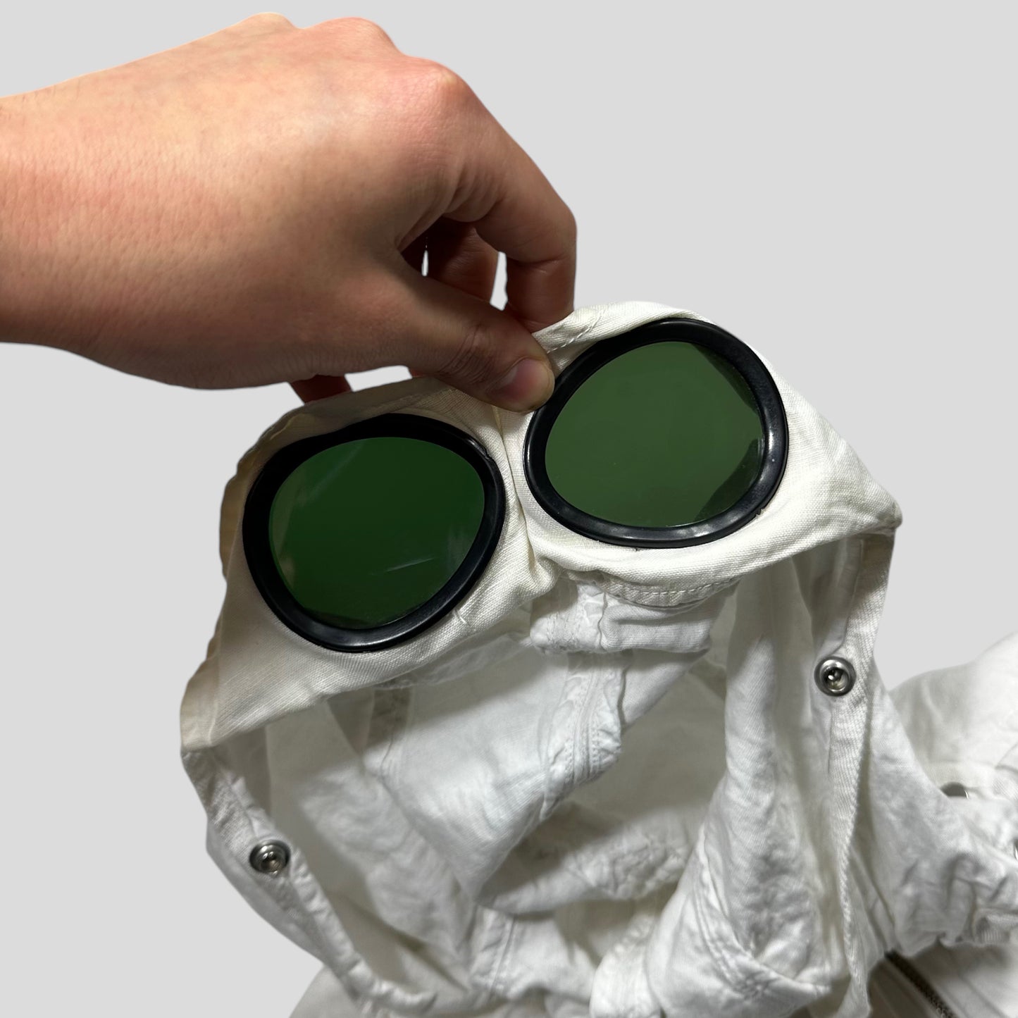 CP Company SS06 Green Goggle Metal Flax Jacket - IT48 (M)