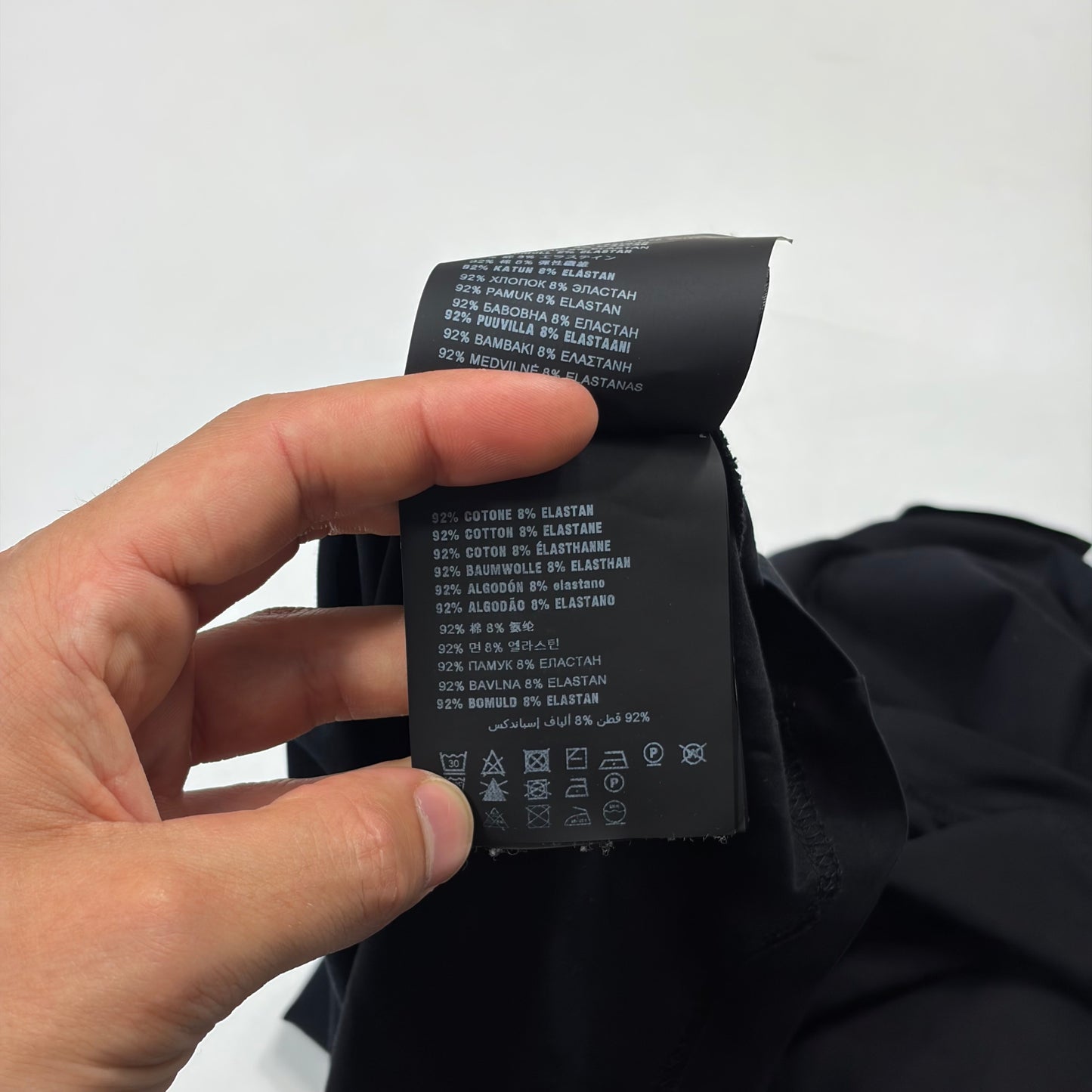 Prada Milano 2018 Black Tab Mini Logo T-shirt - M
