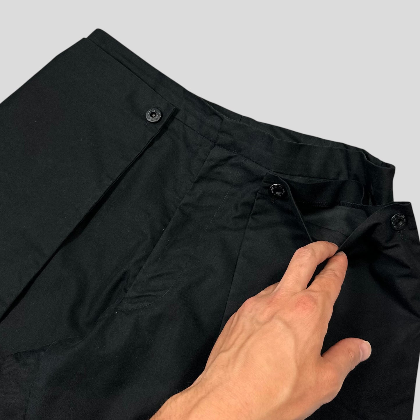 Miu Miu 1999 Modular Hip Pocket Co-nylon Carpenter Trousers - M/L