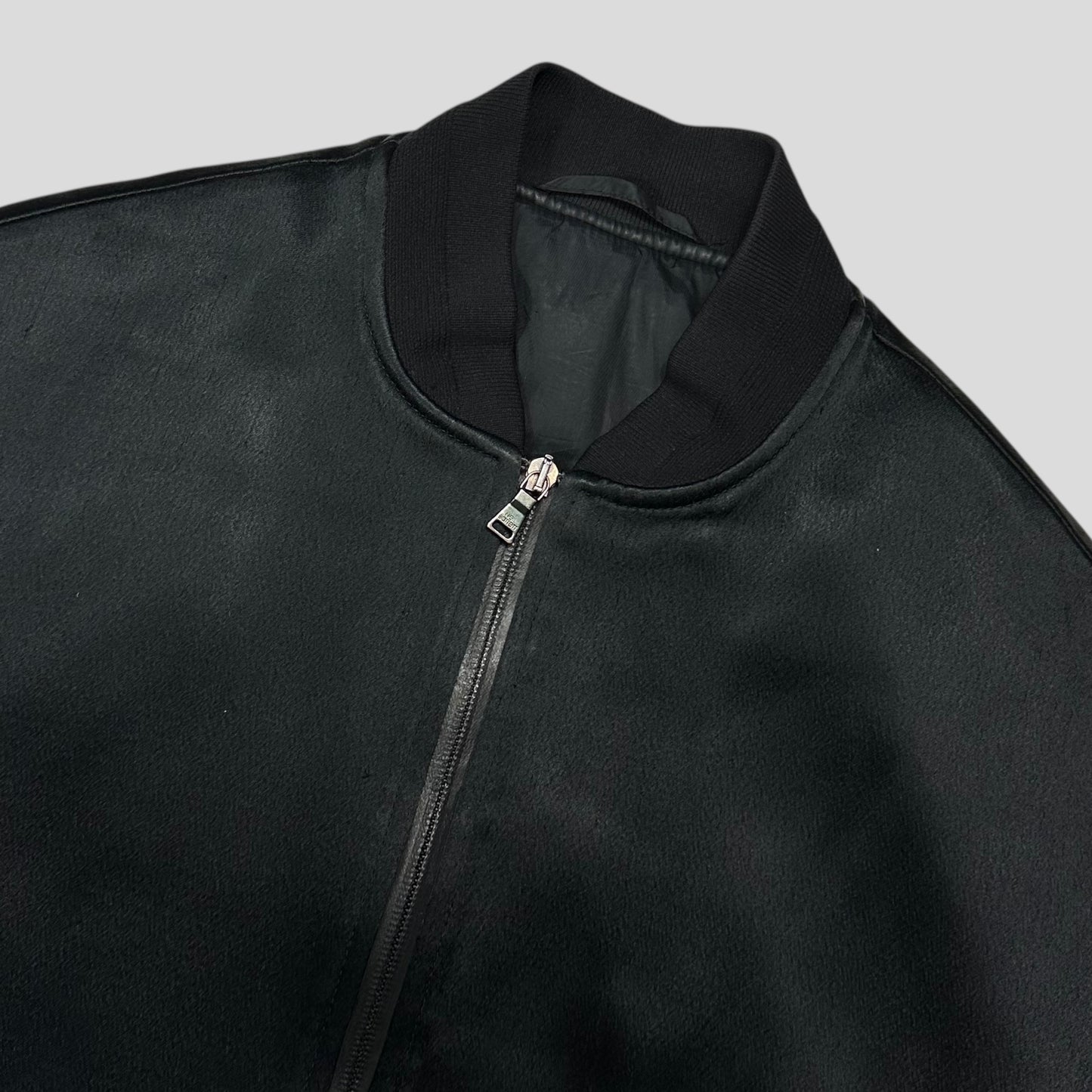 Neil Barrett Textured Viscose Italian Padded Bomber Jacket - S/M