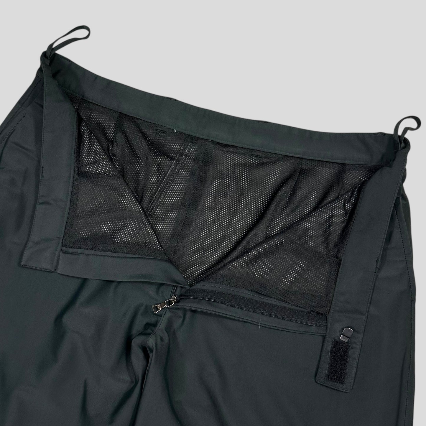 Prada Sport FW99 Textured Nylon Shimmer Baggy Mesh Trousers -IT54