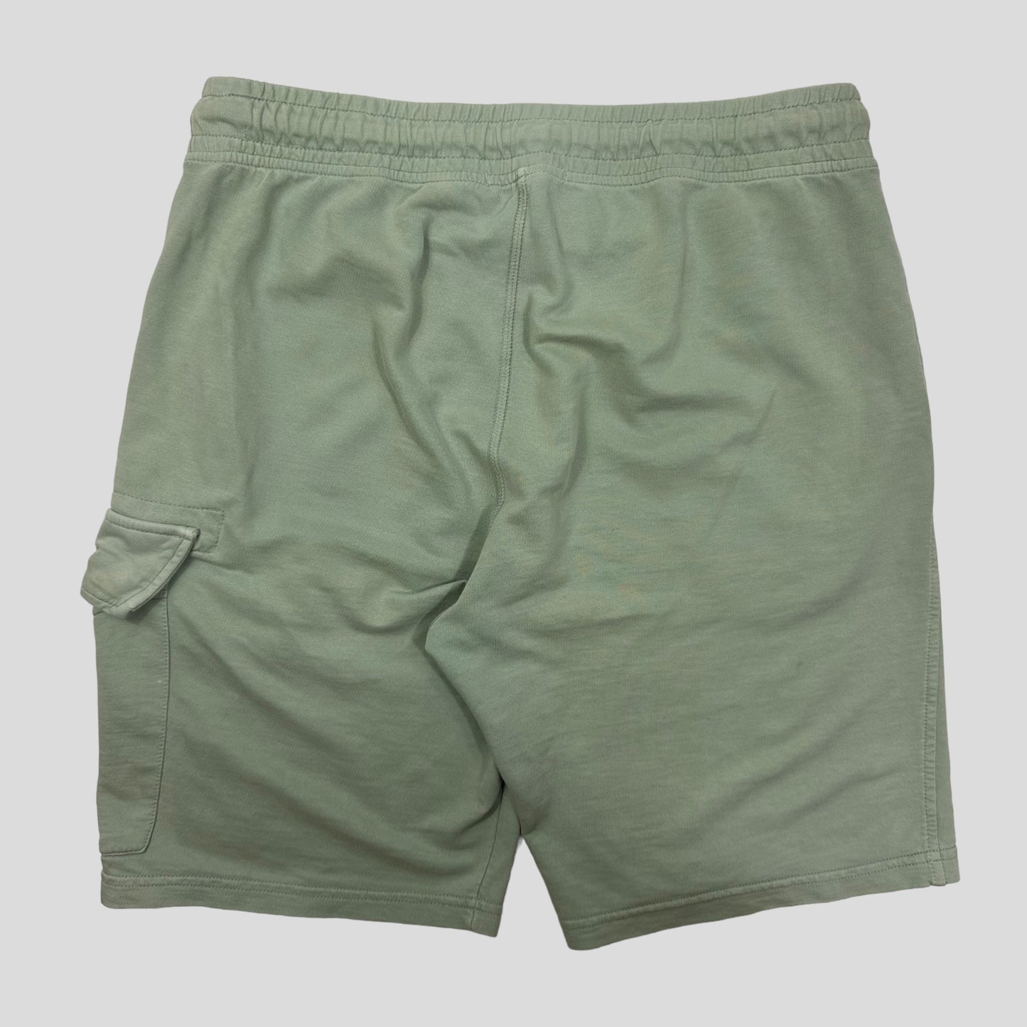 CP Company Mint Green Goggle Lens Shorts - M