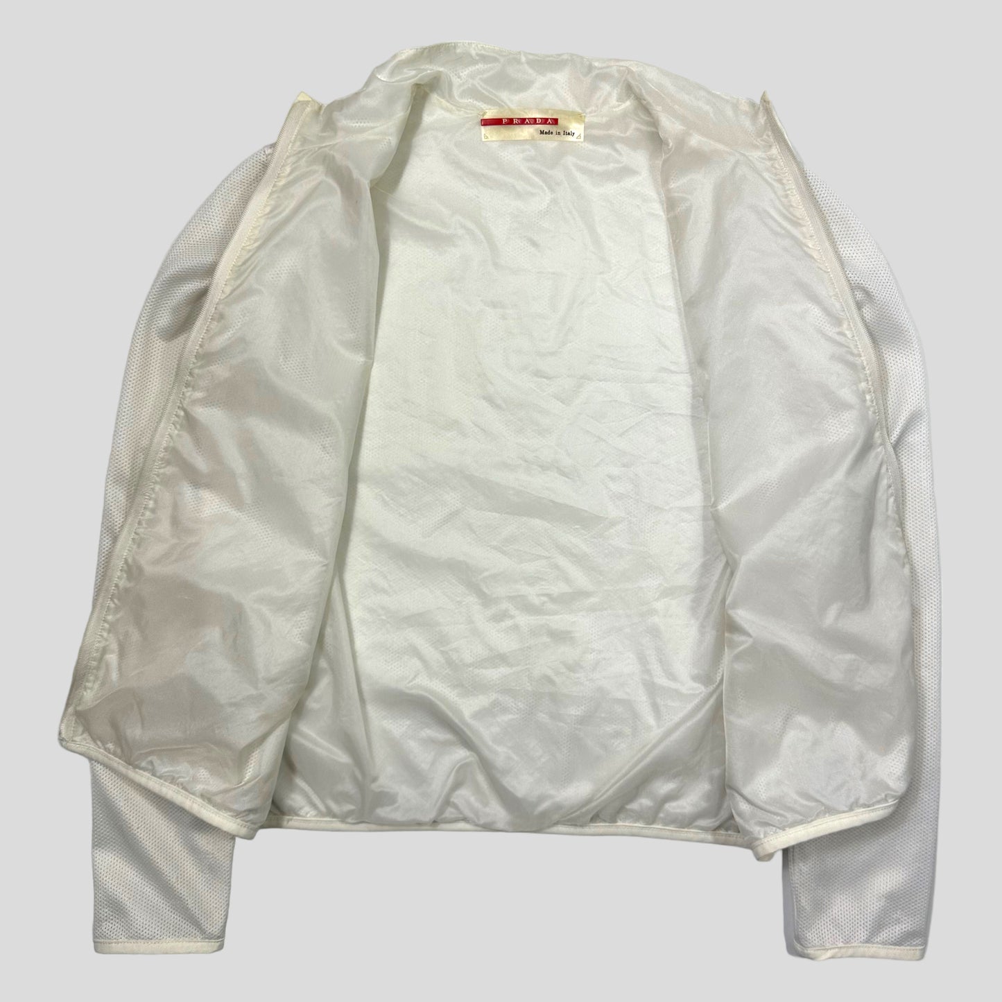 Prada Sport SS99 Full Mesh Lightweight Track Jacket - M