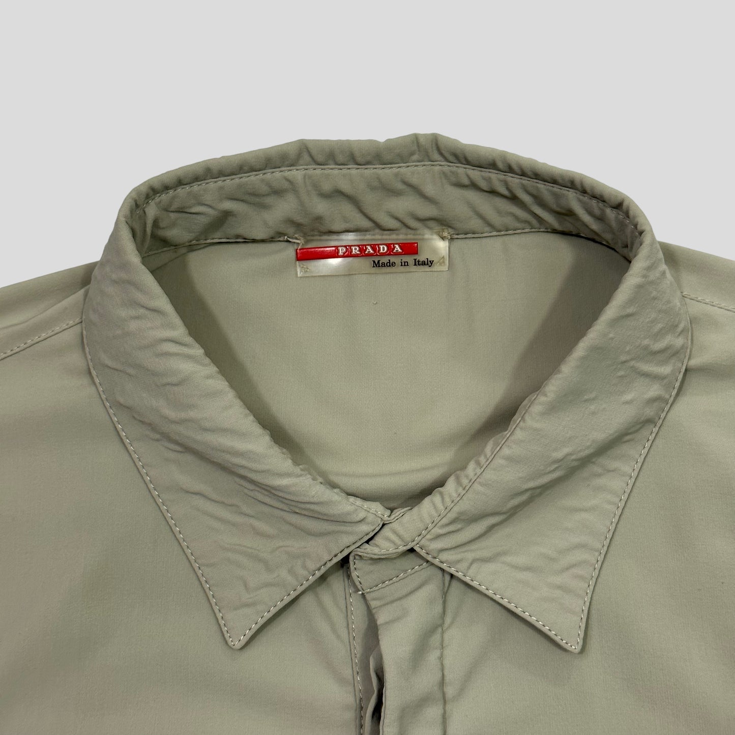 Prada Sport 00’s 1/2 Button Nylon Shirt - L/XL
