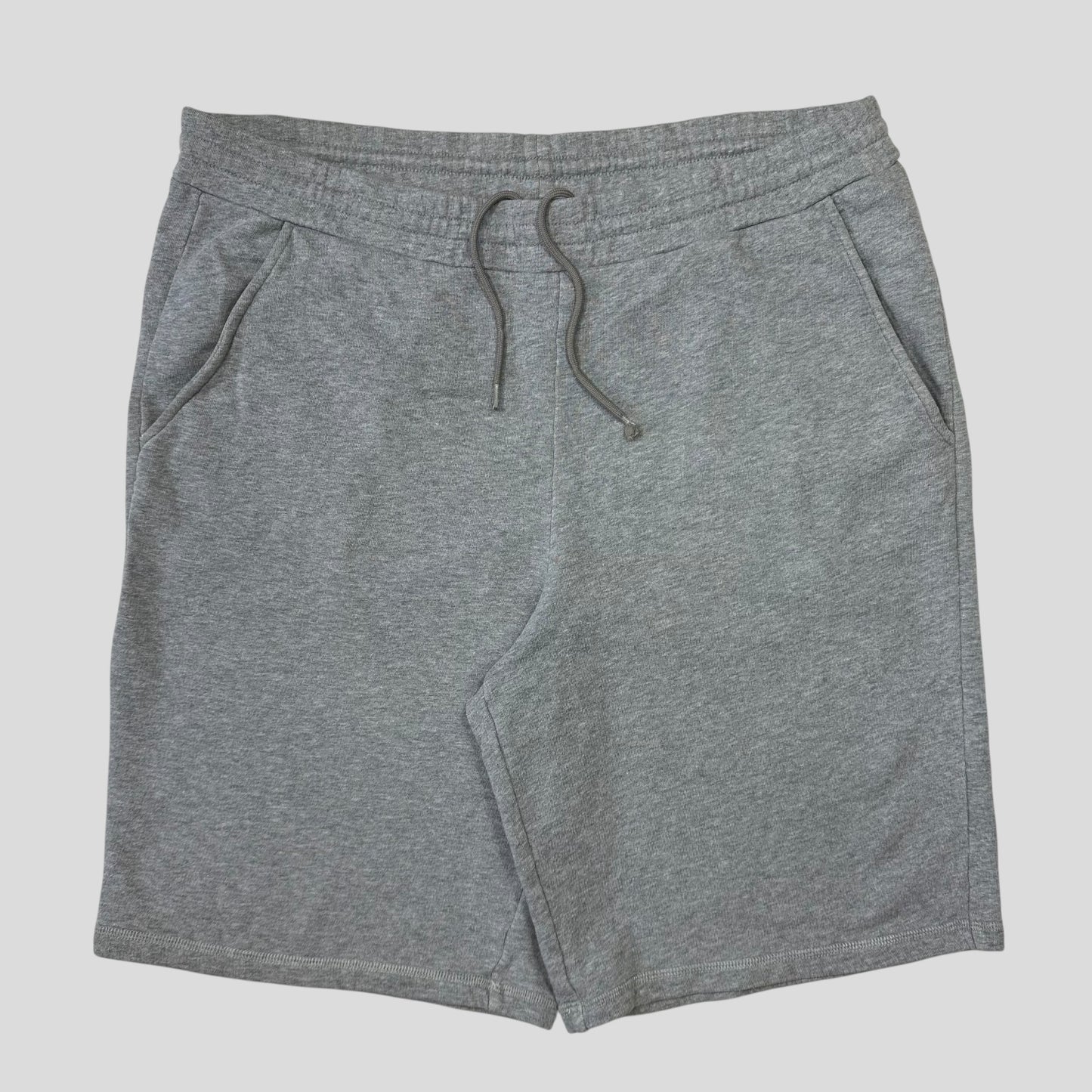 Prada Milano 2015 Red Tab Baggy Grey Cotton Shorts - L