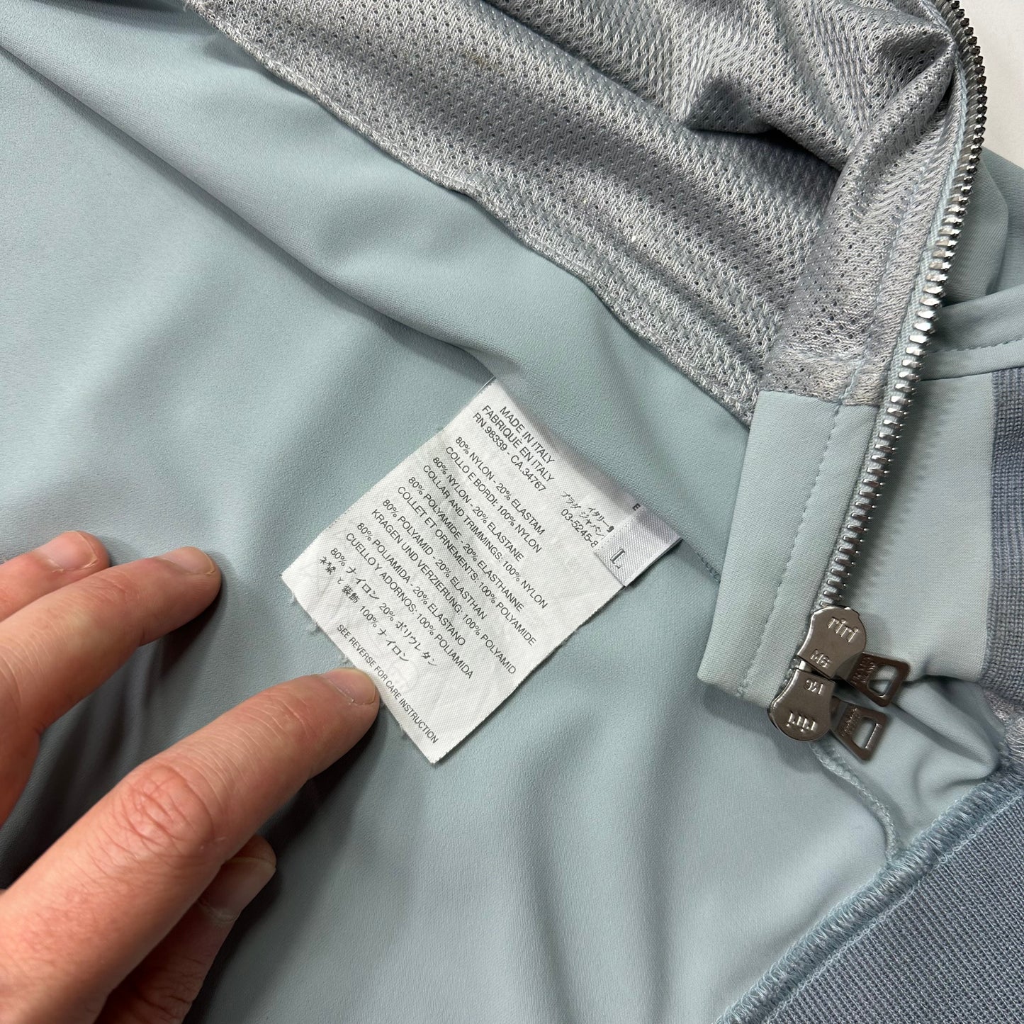 Prada Sport 00’s Baby Blue Track Jacket - M/L