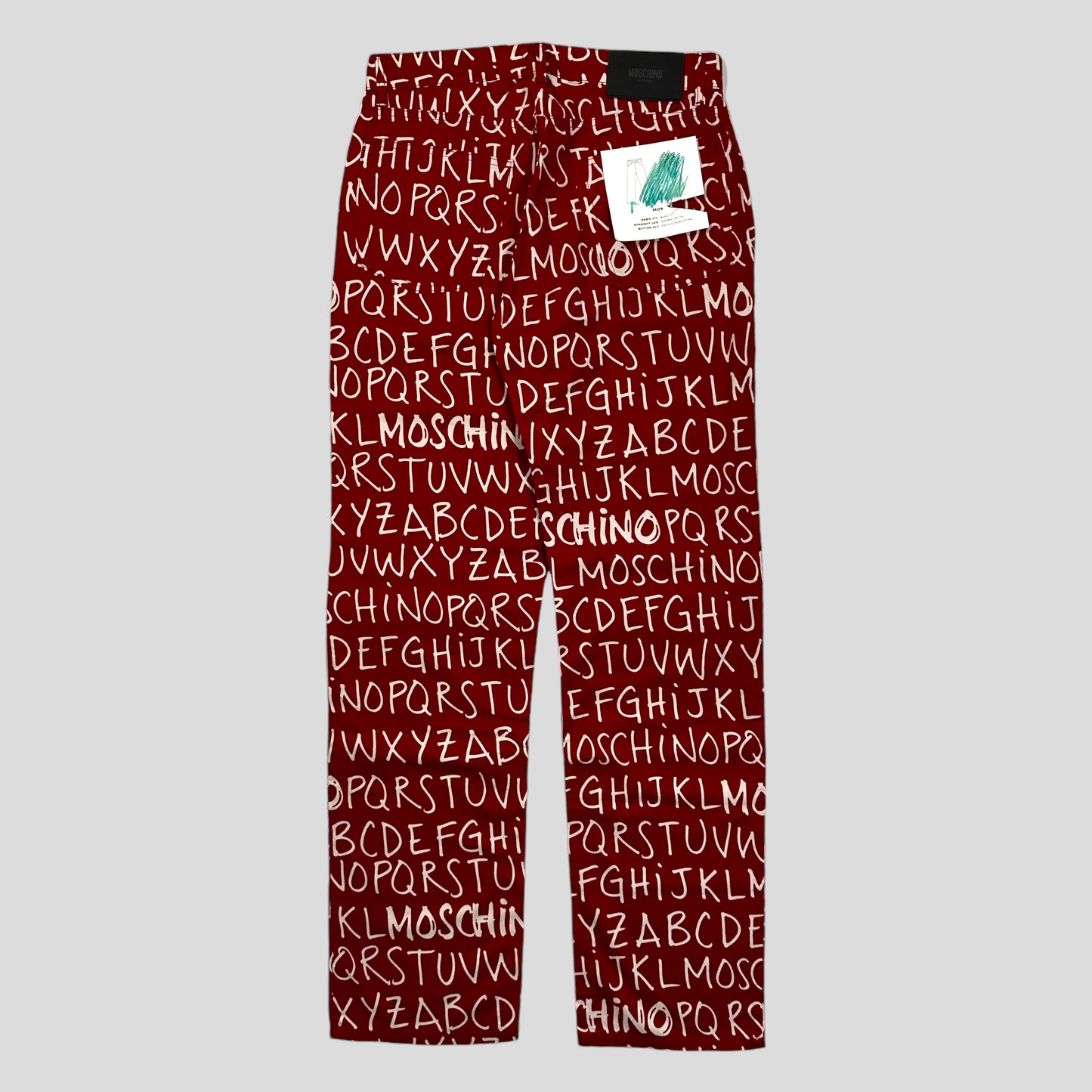 Moschino Jeans 00’s ABC Set Red - W32 & XXL