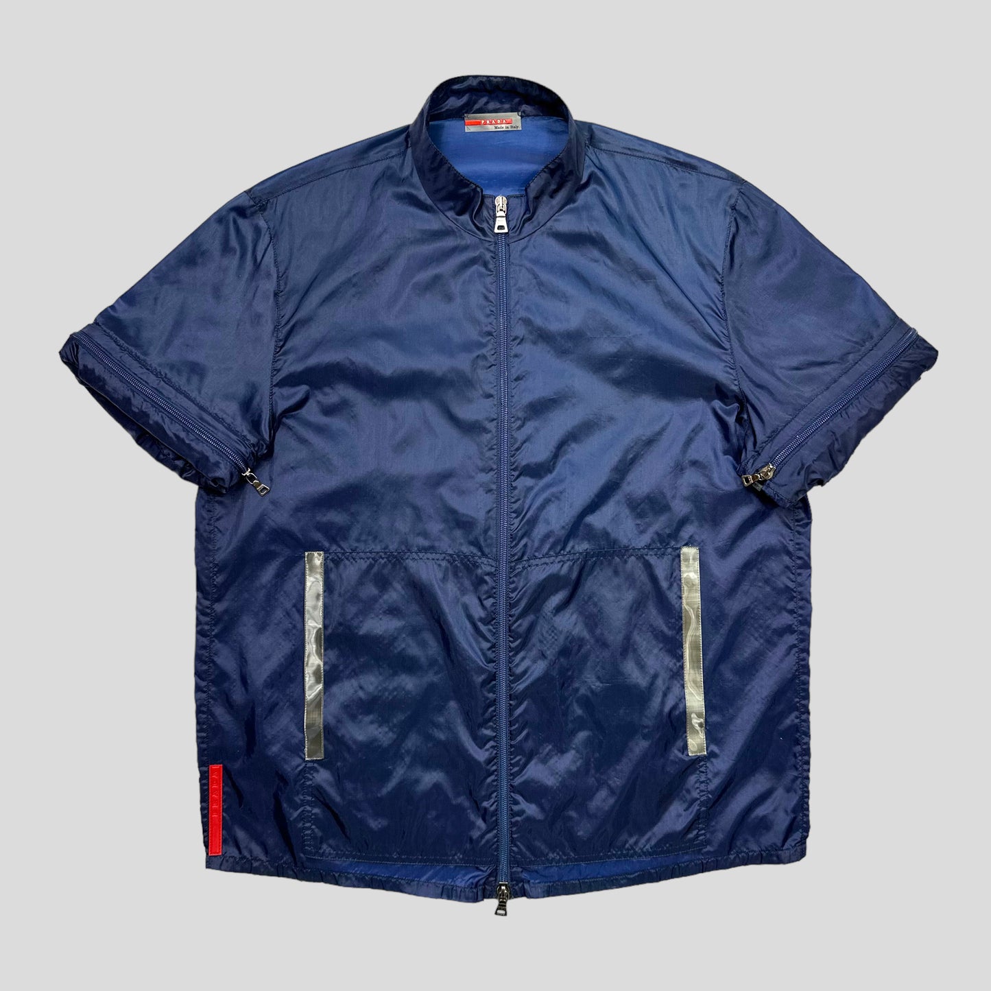 Prada Sport SS99 Convertible Blue Transparent 3m Jacket - IT48