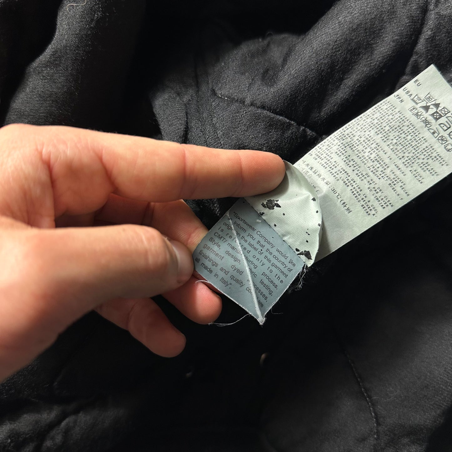 Stone Island AW10 Mussola Gommata Heavyweight Quilted Jacket - XXL