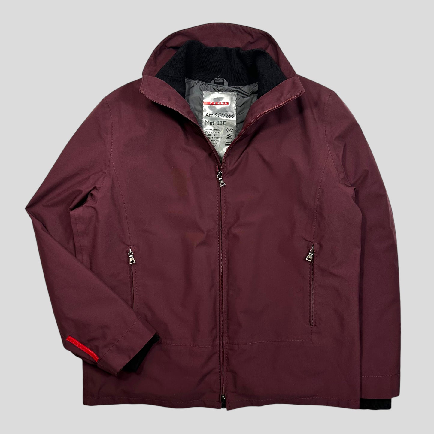 Prada Sport 00’s 3 in 1 Plum Goretex Jacket + Padded Nylon Bomber - IT50 (L)