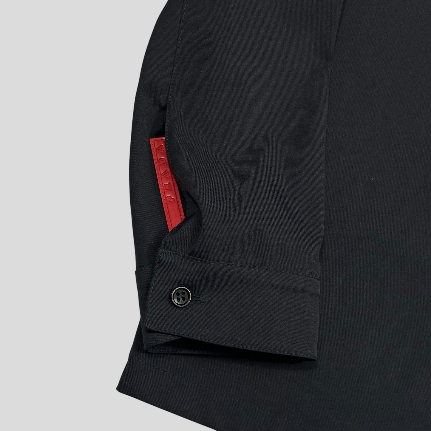 Prada Sport 1999 Nylon Panelled Zip-up Shirt - S/M