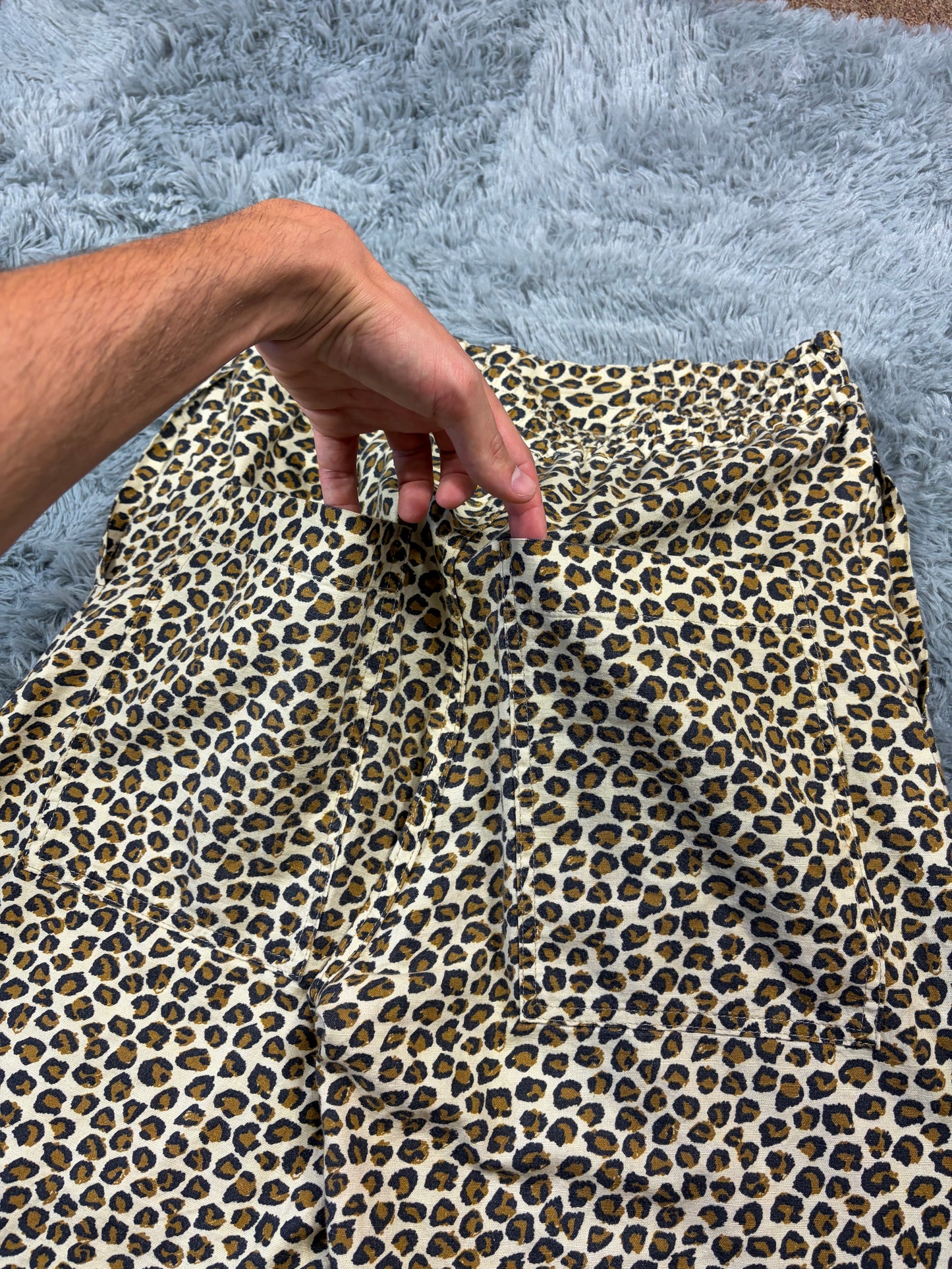 Vivienne Westwood 00’s Anglomania Leopard Print Baggy Shorts - M