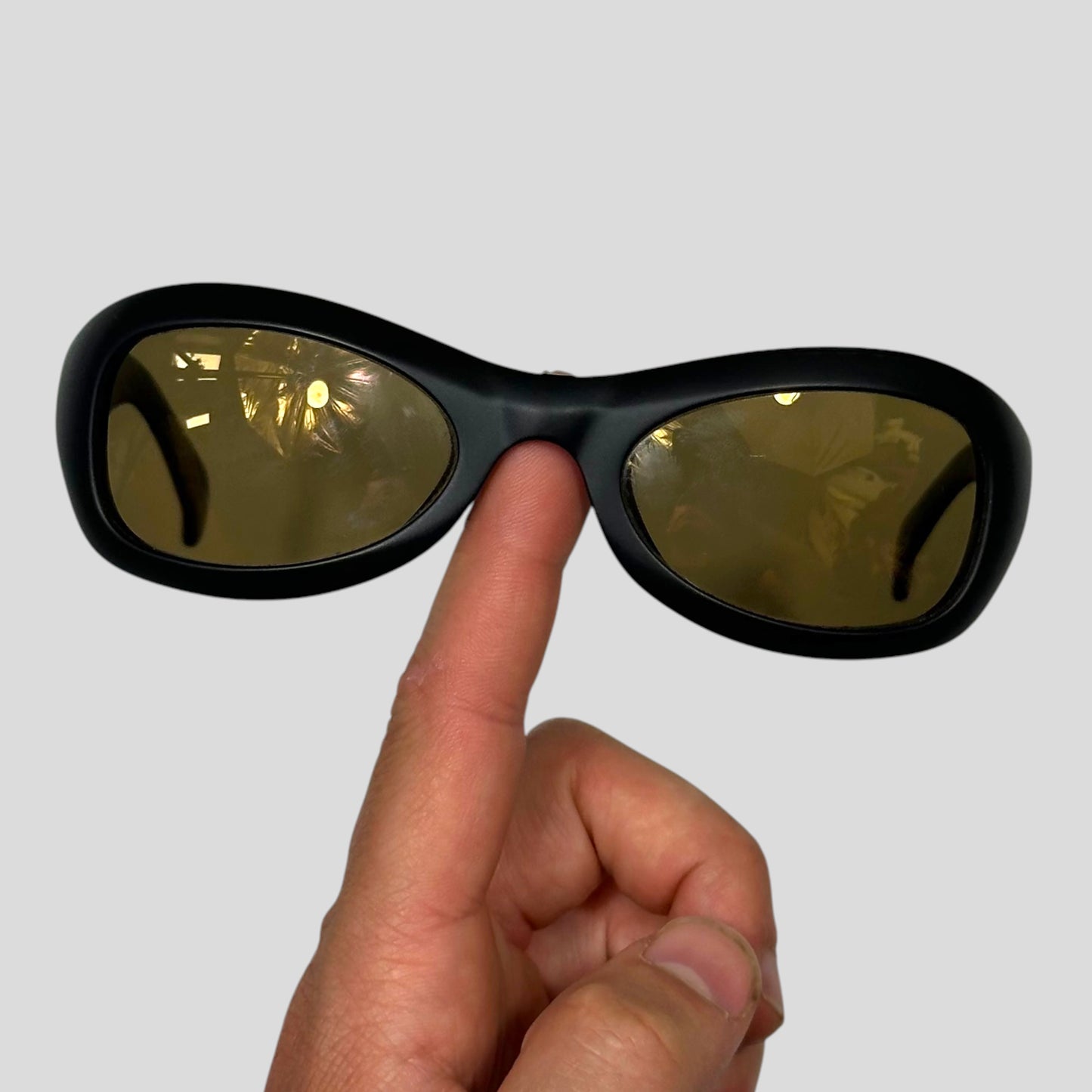 Gucci by Tom Ford 1999 Campaign Matte Black Sunglasses