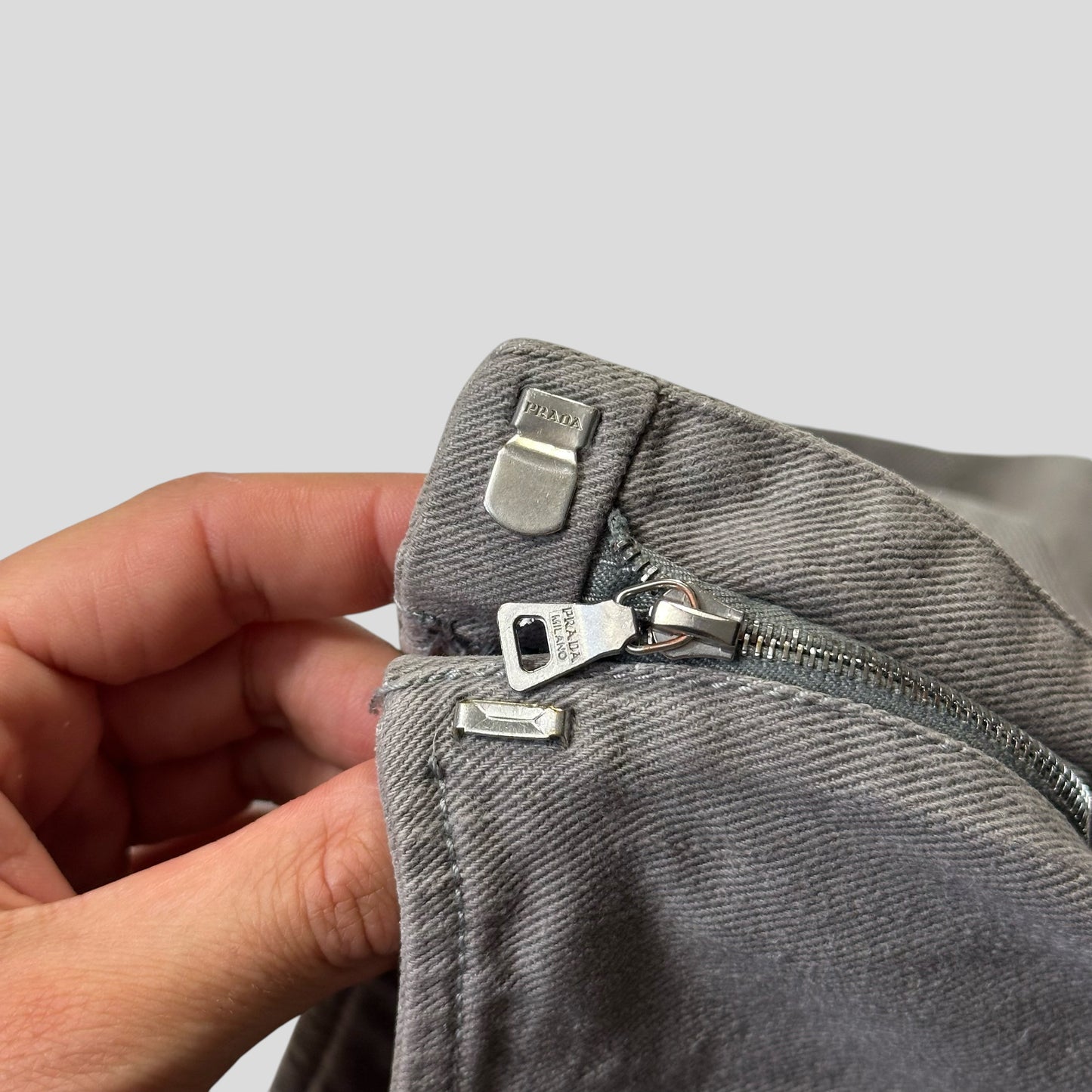 Prada Sport 00’s Twill Cotton Baggy Carpenter Trousers - IT48