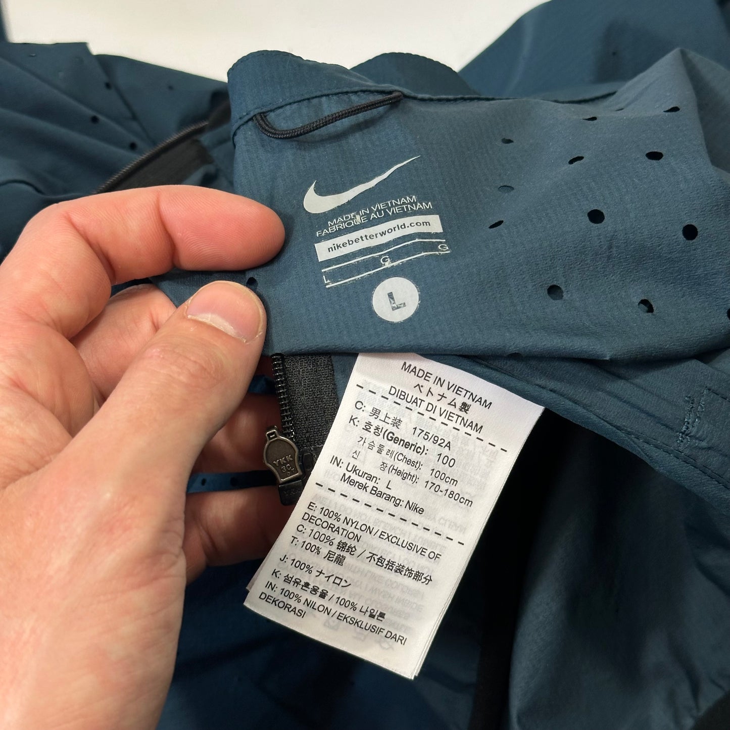 Nike x Undercover Gyakusou SS16 Laser Cut Ventilated Jacket - M/L