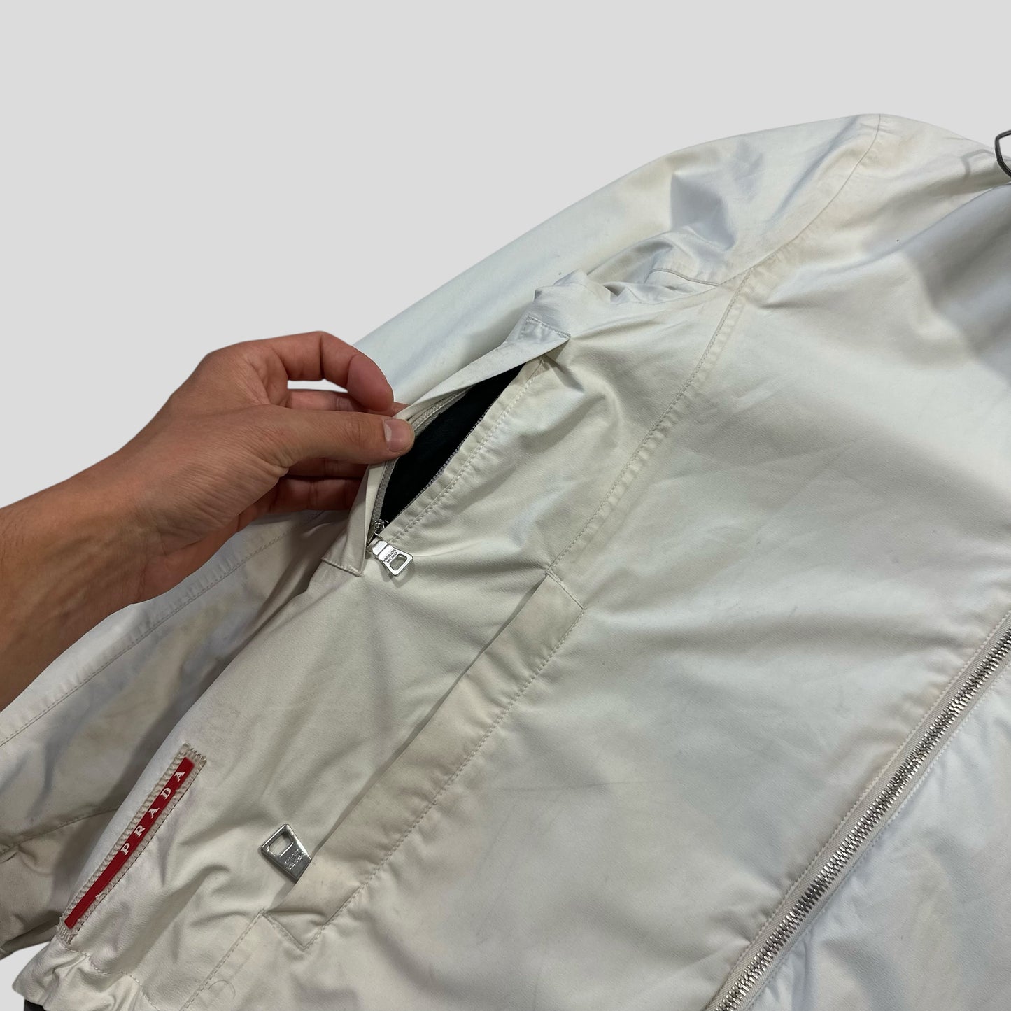 Prada Sport 2010 SAMPLE Ultra Technical Goretex Ventilated Stash Pocket Jacket - M/L