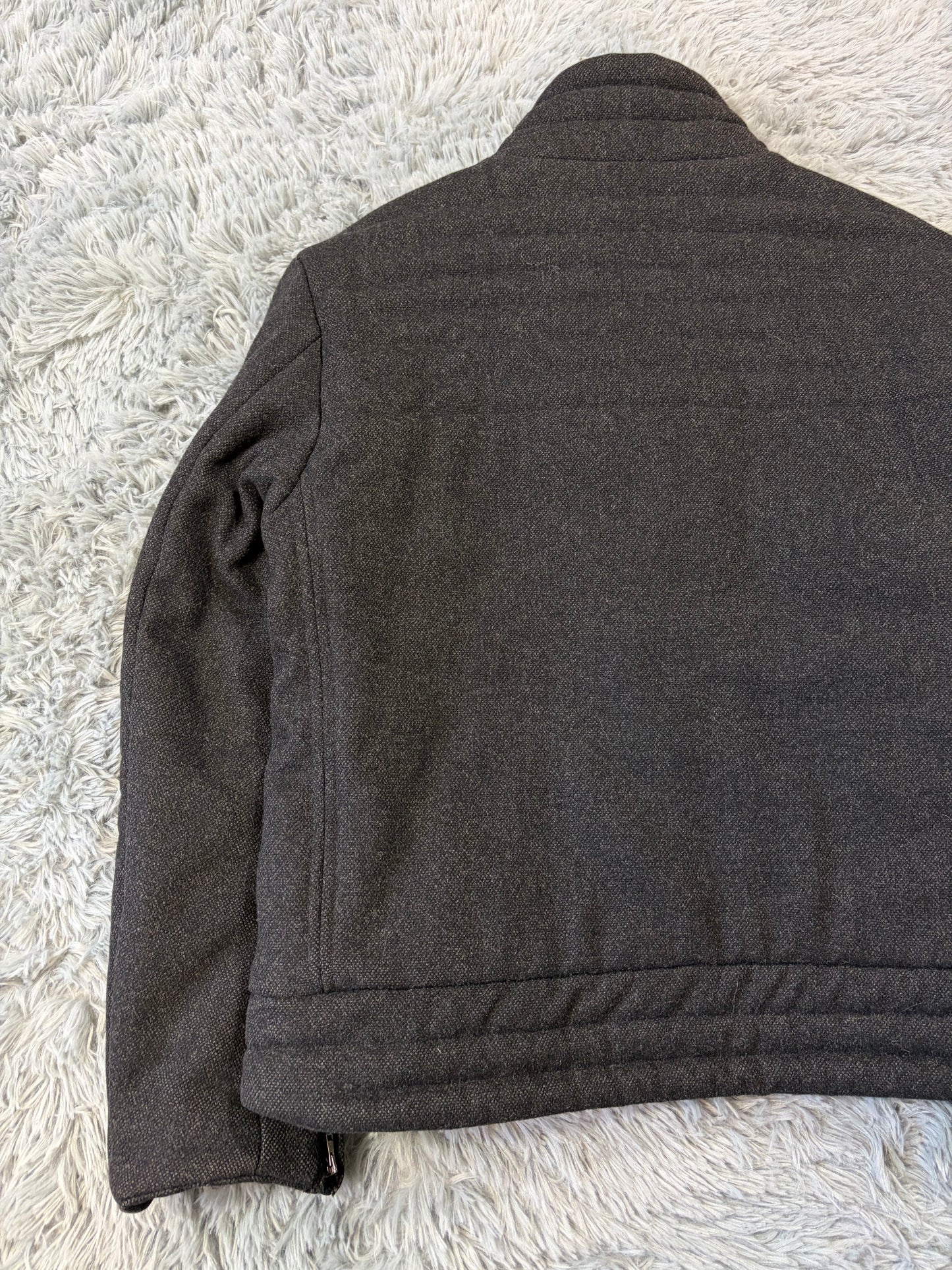 Gucci by Tom Ford AW00 Wool 3D Ribbed Runway Biker Jacket - IT50